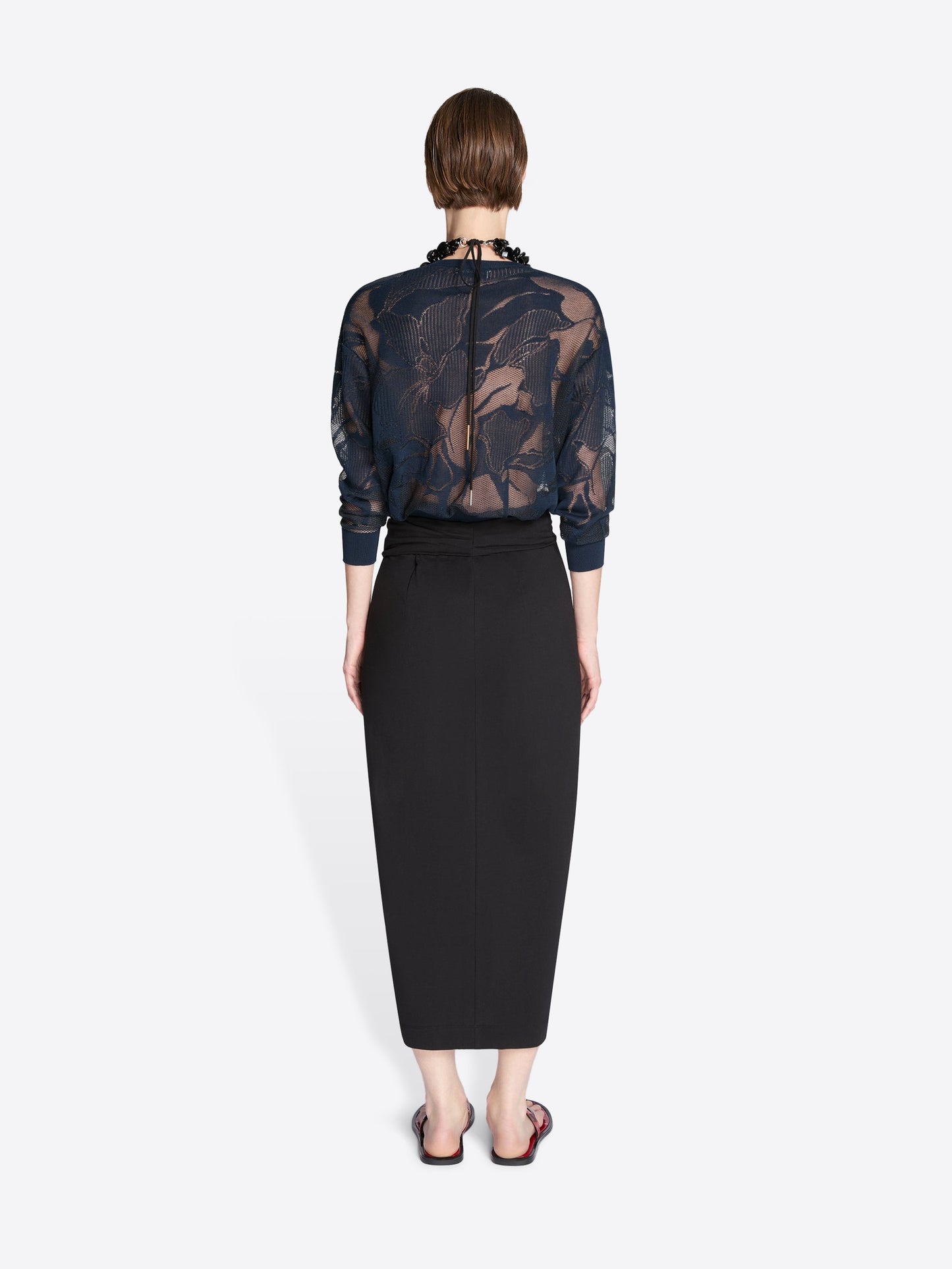 Knotted Jersey Skirt