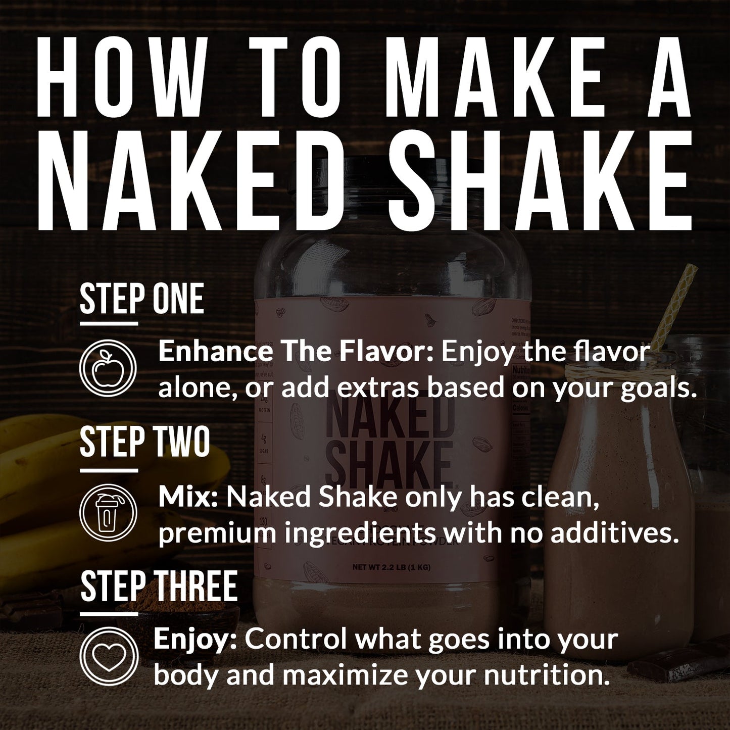 Chocolate Protein Shake - Chocolate Made for Flexible Nutrition Routines