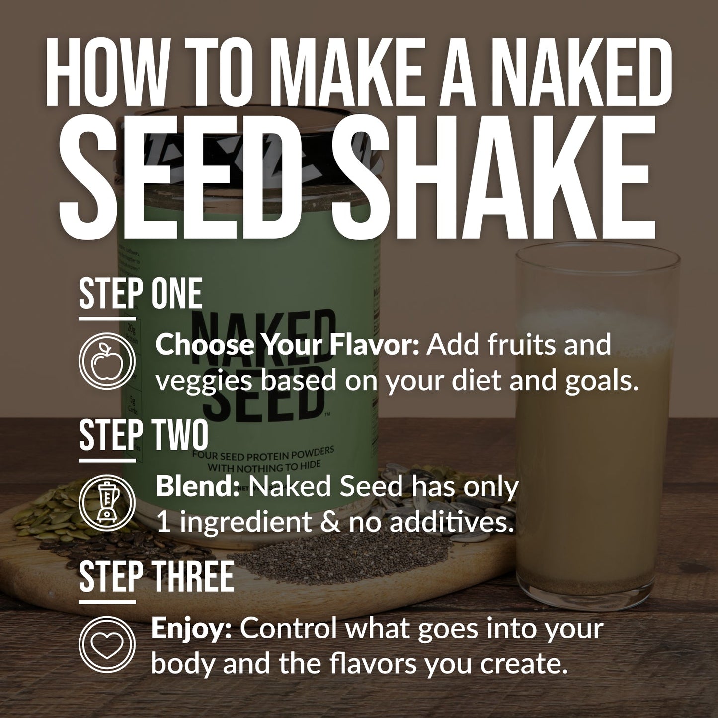 Seed Protein Powder with a Smooth, Versatile Powder Format
