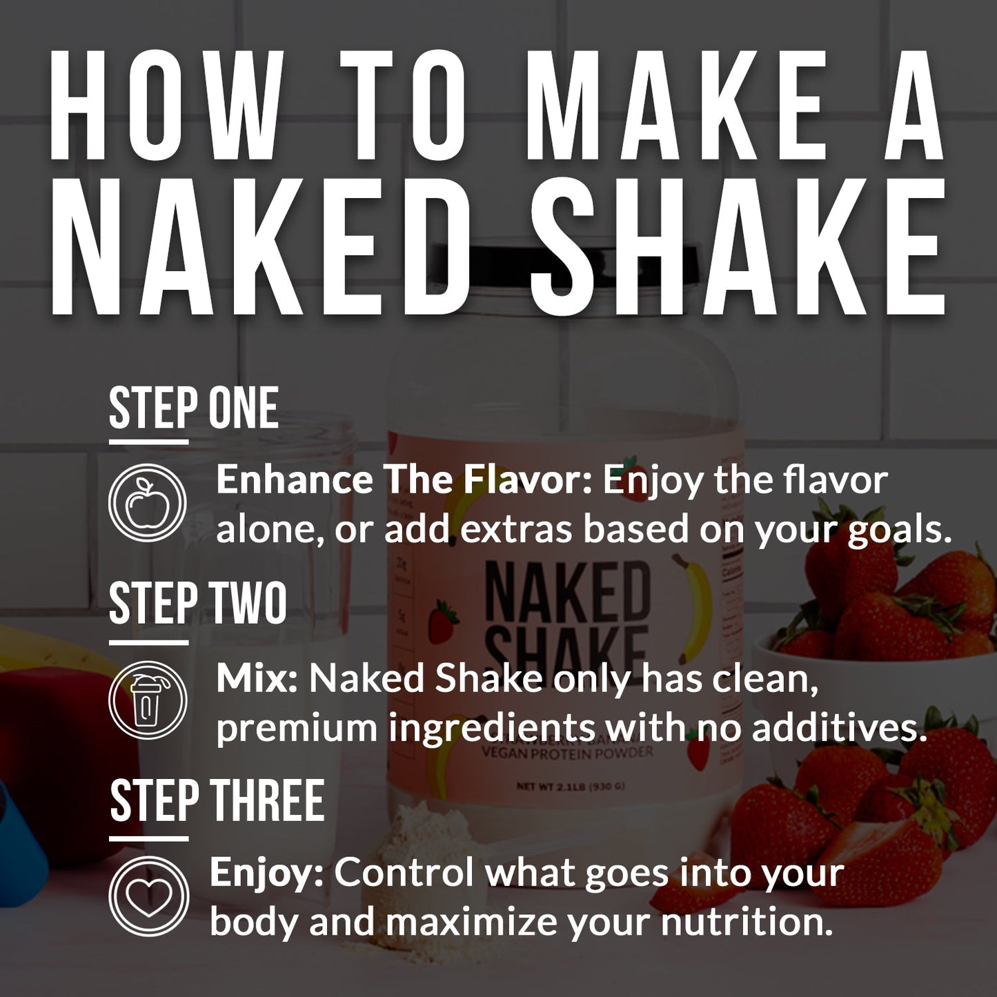 Strawberry Banana Protein Shake - Strawberry Banana Made for Flexible Nutrition Routines