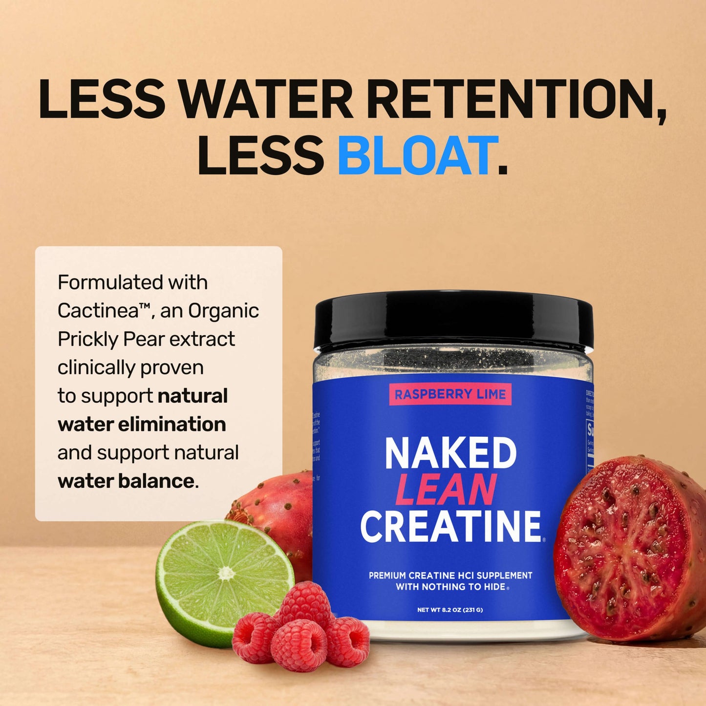 Raspberry Lime Creatine HCl Powder - Raspberry Lime Made for Everyday Active Routines