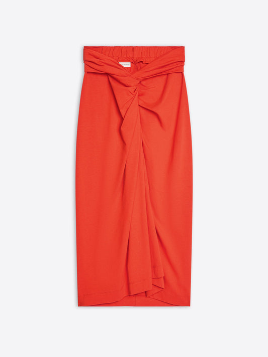 Knotted Jersey Skirt