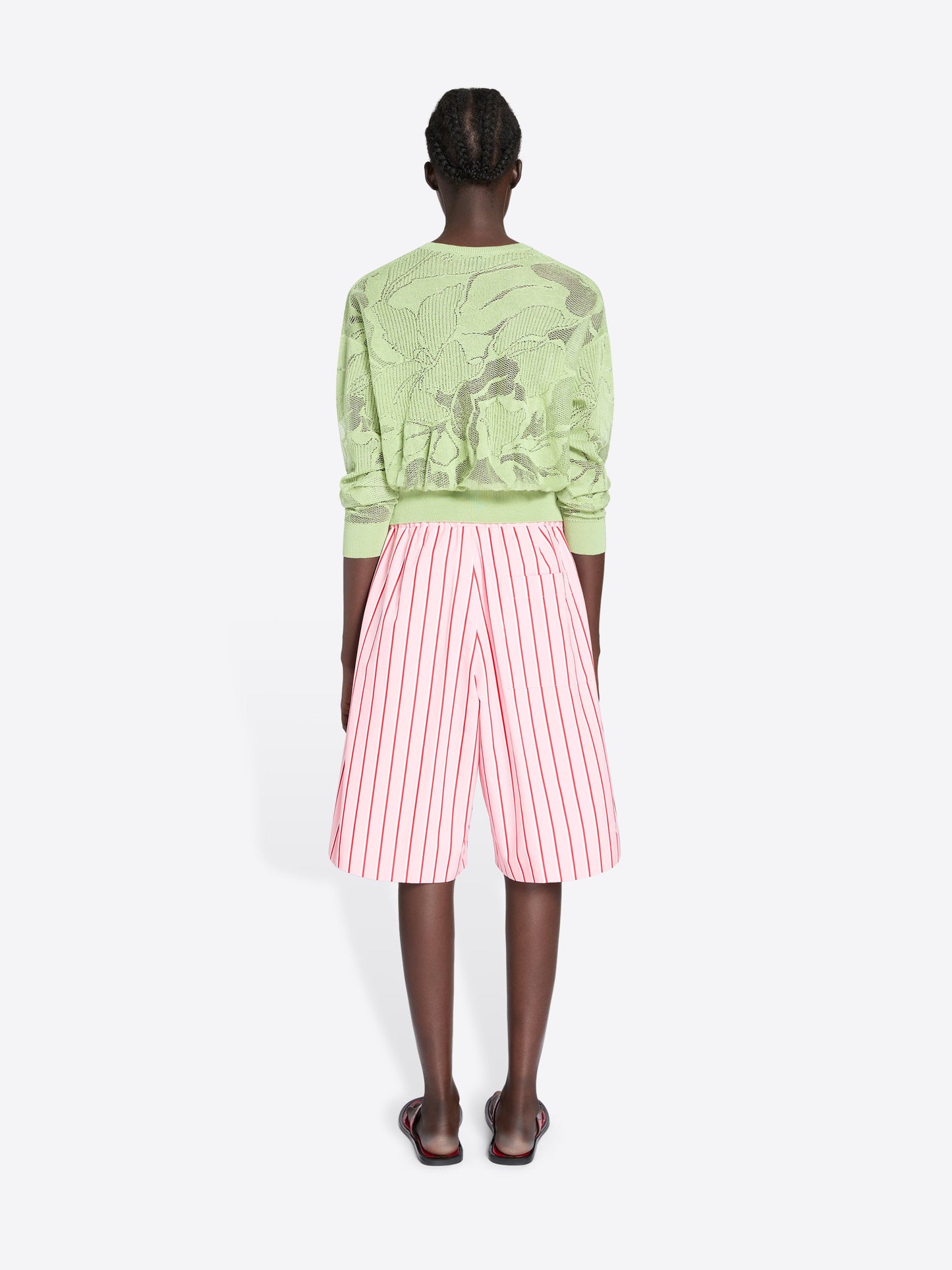 Lace Cotton Sweater
