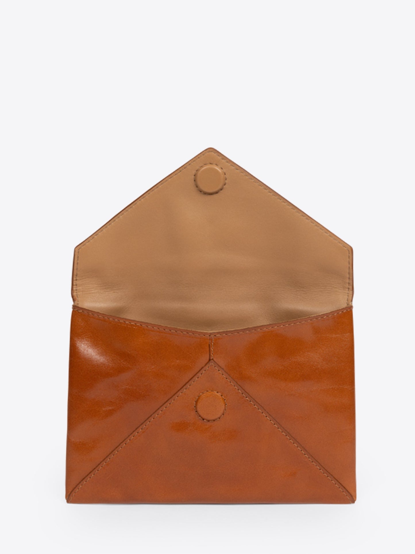 Large Leather Envelope Pouch