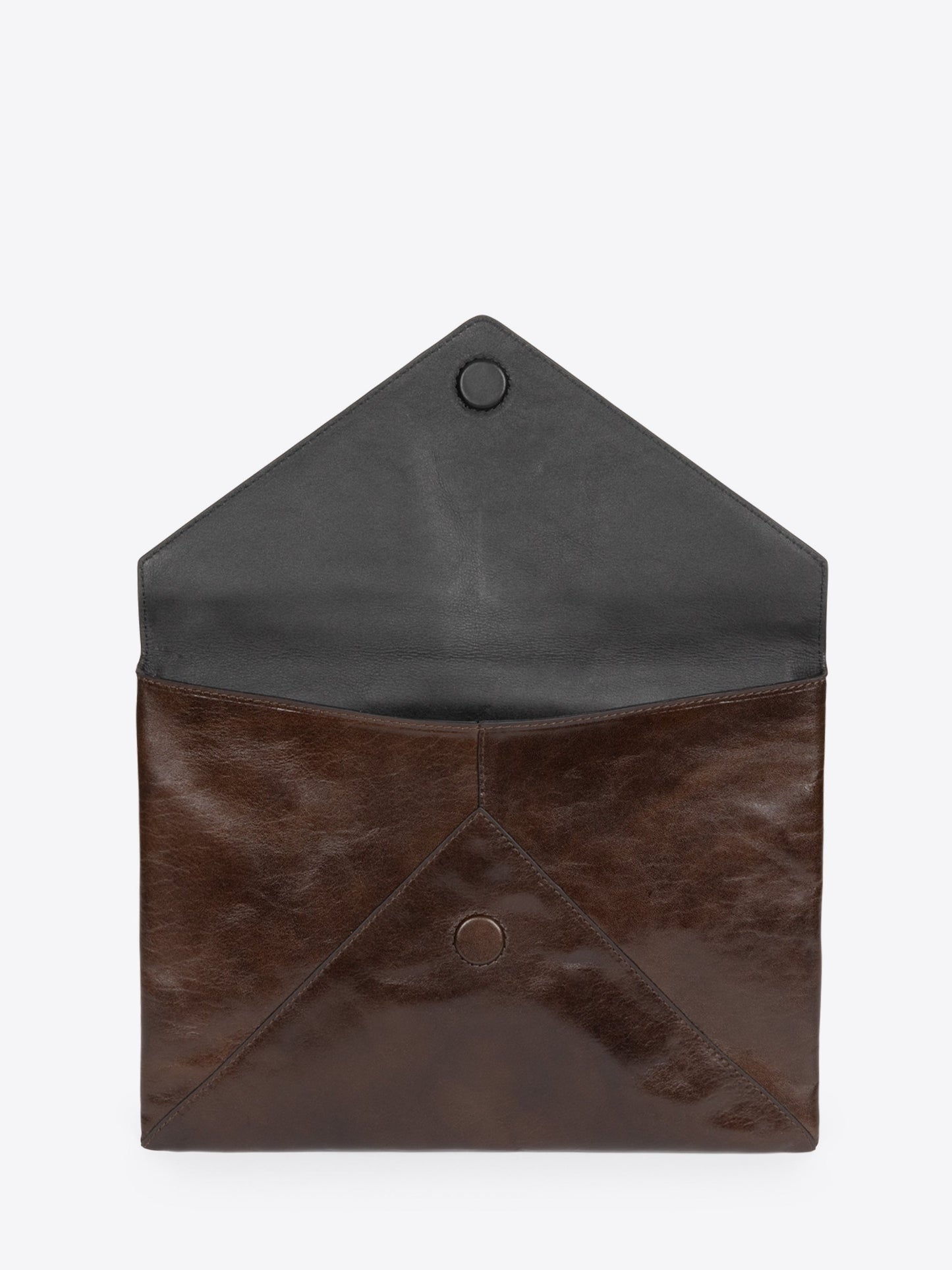 Large Leather Envelope Pouch