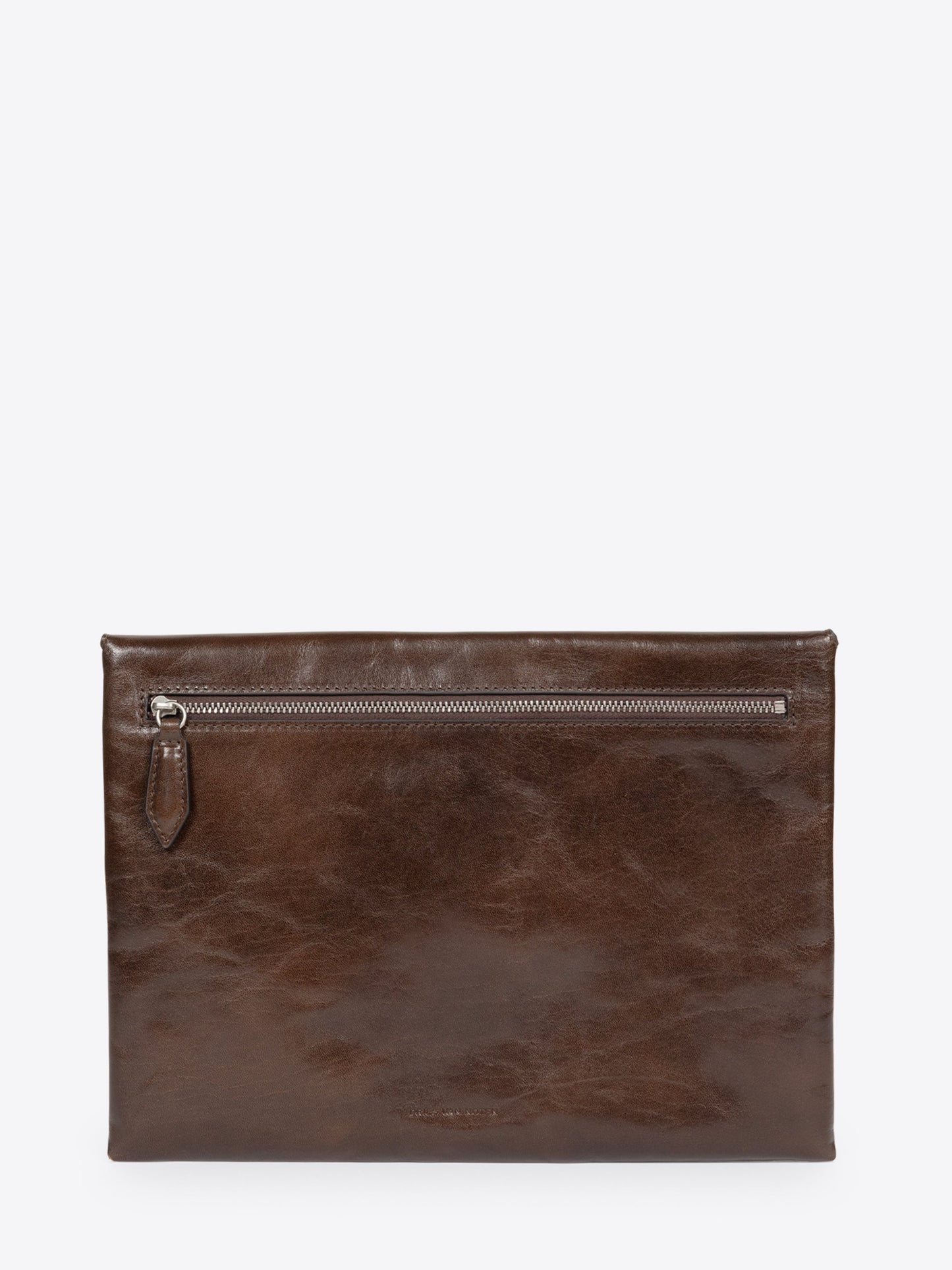 Large Leather Envelope Pouch