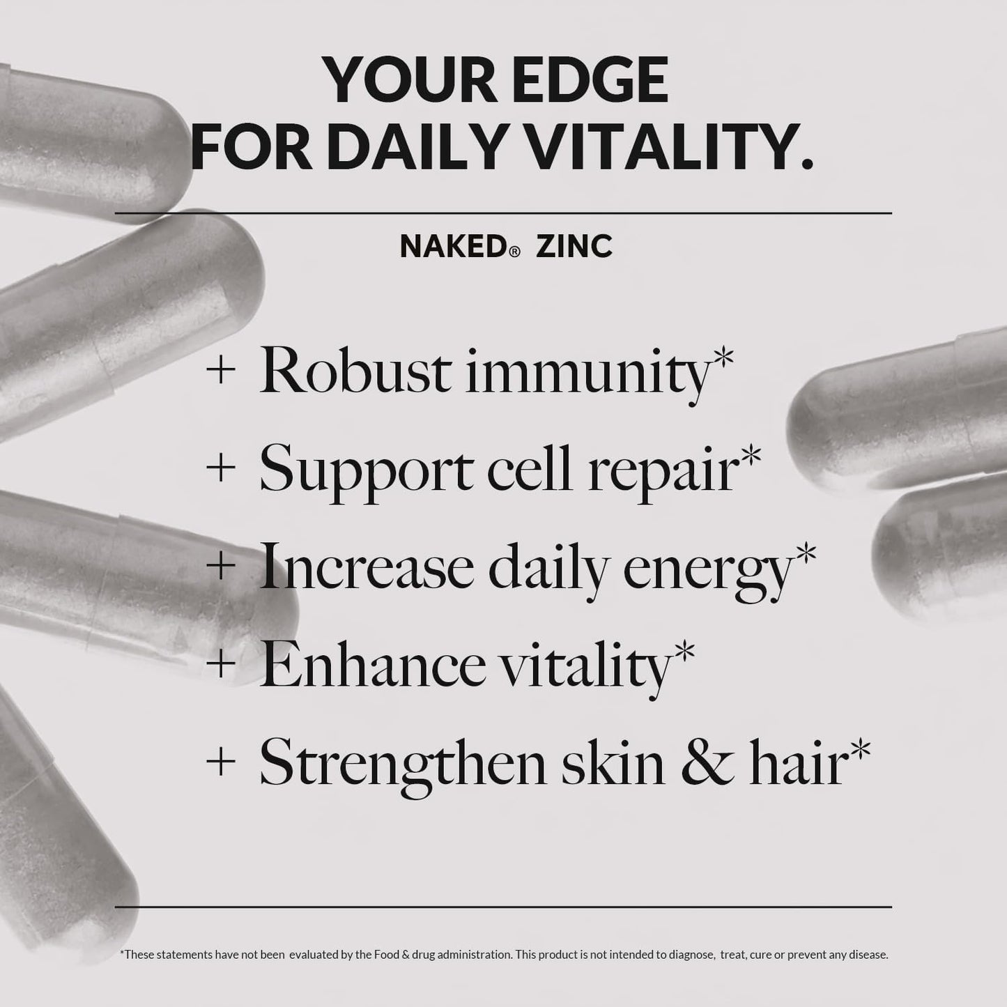 Daily Zinc Supplement - Zinc for Easy Everyday Supplement Use