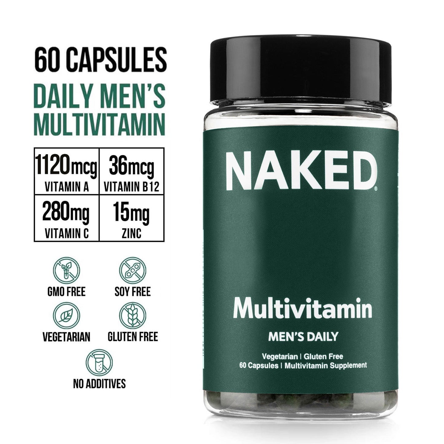 Multivitamin for Men - Men's for Easy Everyday Supplement Use