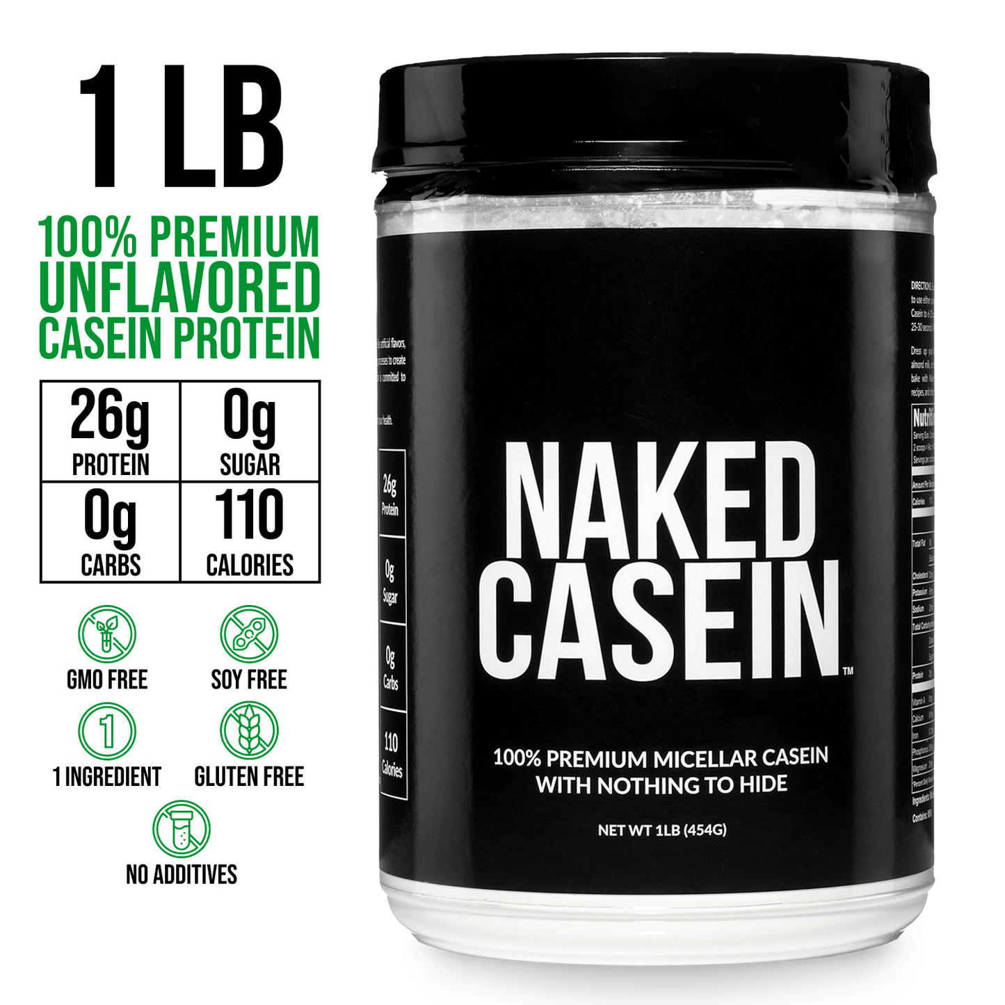 Micellar Casein Protein Powder with a Smooth, Versatile Powder Format