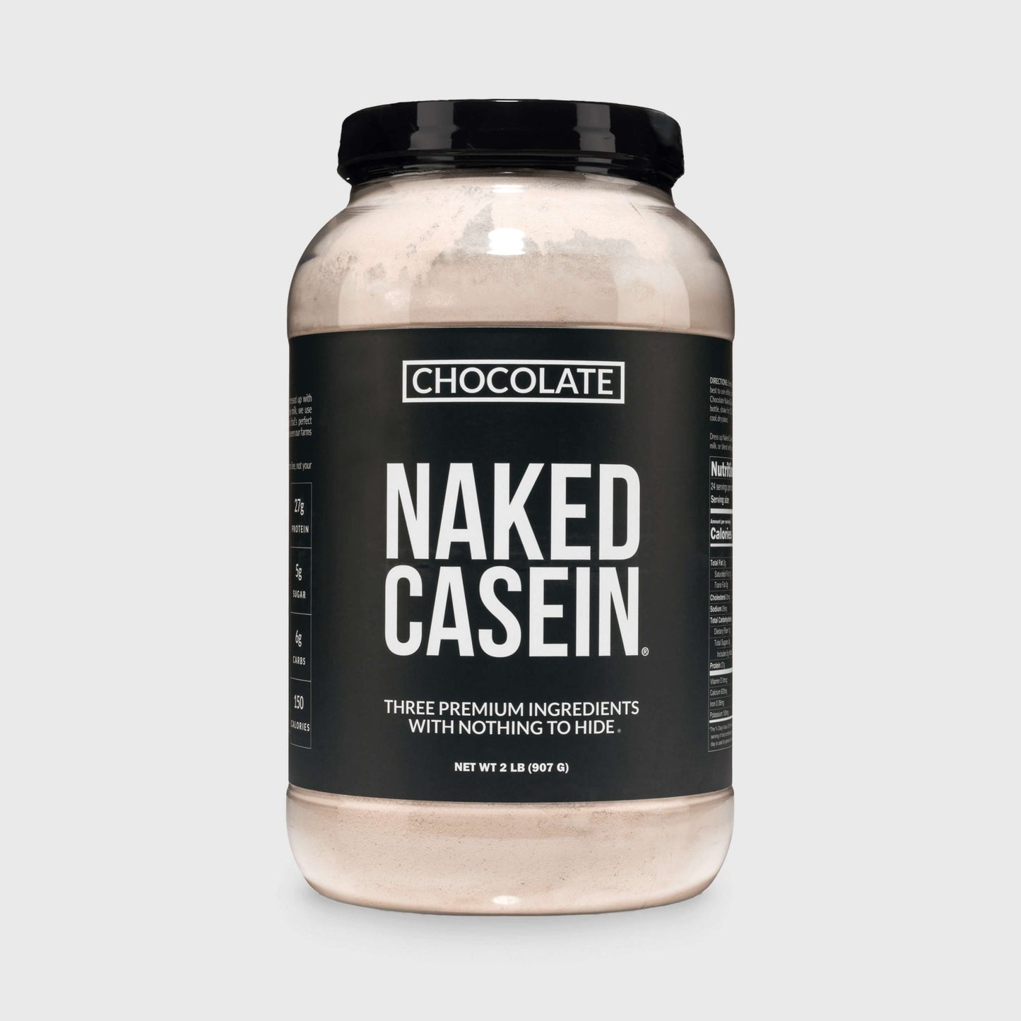 Chocolate Casein Protein Powder - Chocolate with a Smooth, Versatile Powder Format