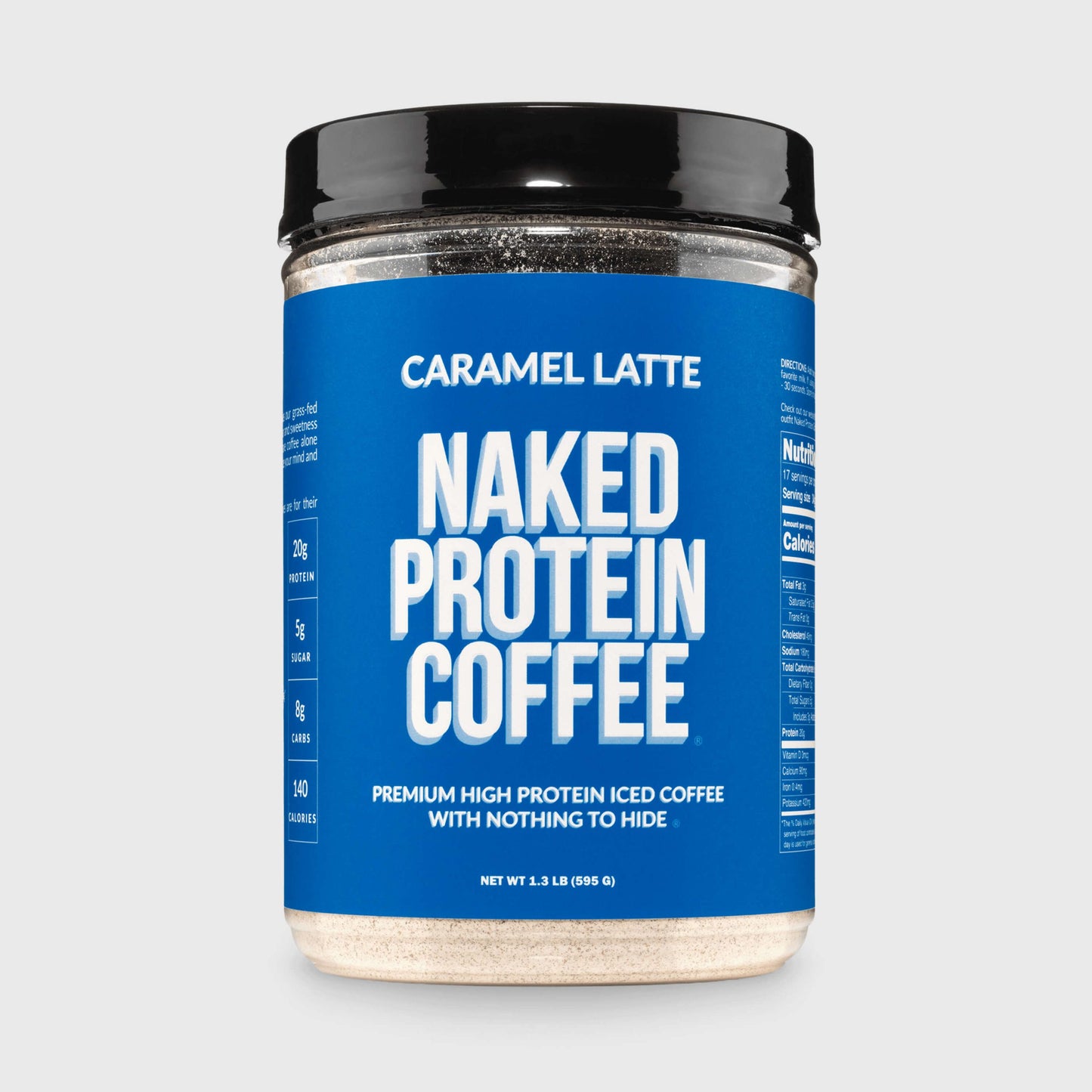 Caramel Latte Protein Iced Coffee - Caramel Latte Made for Refreshing Coffee Protein Drinks