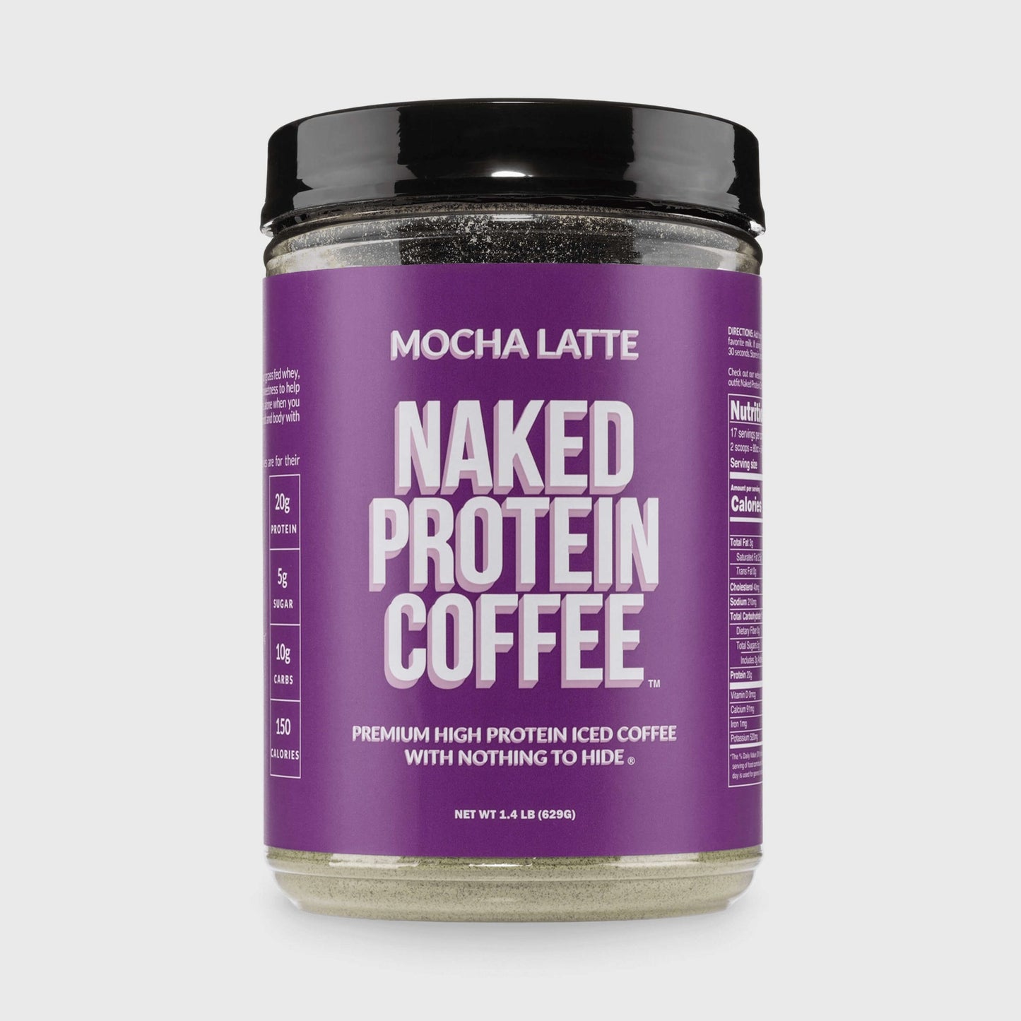 Mocha Latte Protein Iced Coffee - Mocha Latte Made for Refreshing Coffee Protein Drinks