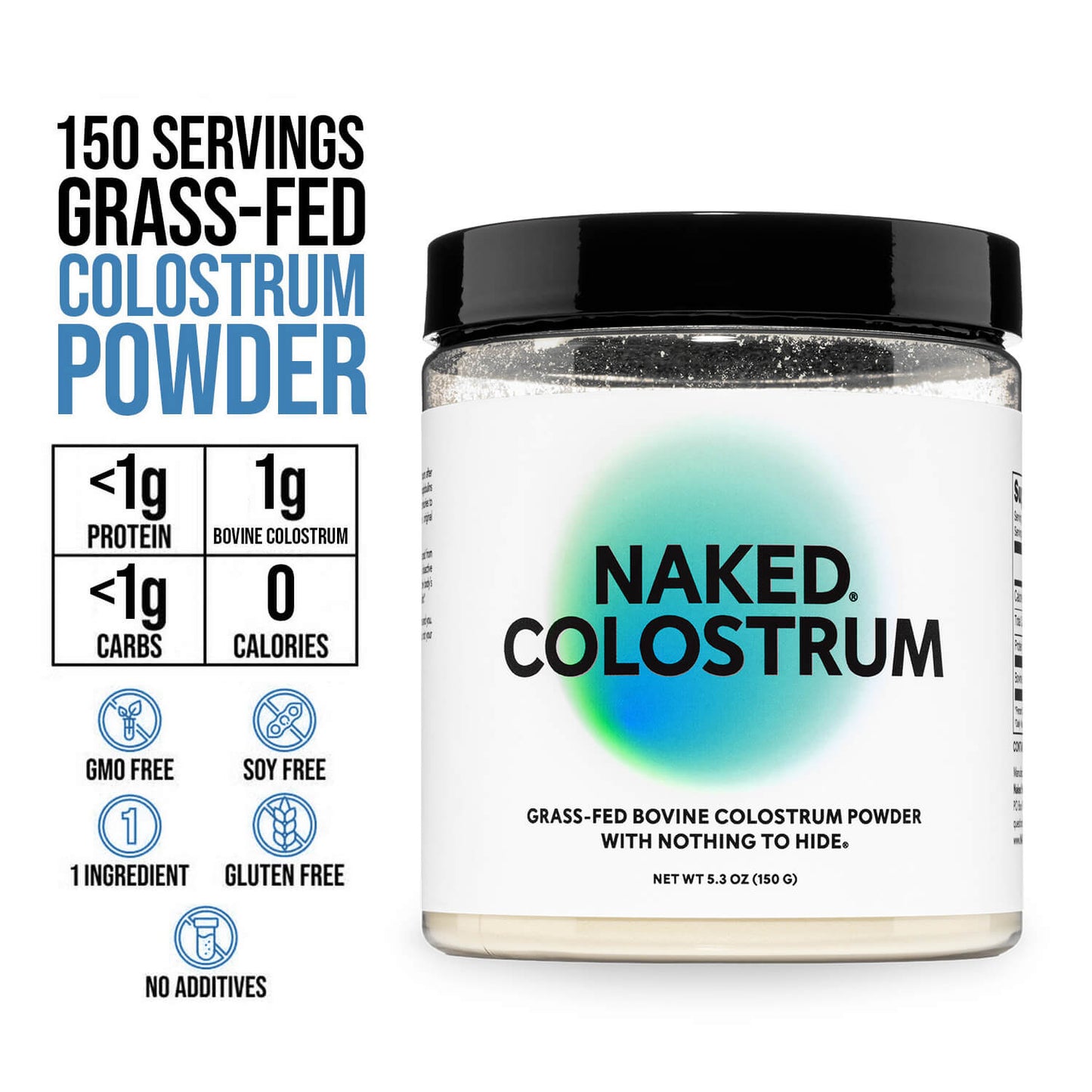 Grass-Fed Colostrum Powder - Colostrum Powder Made for Simple Daily Mixing Routines