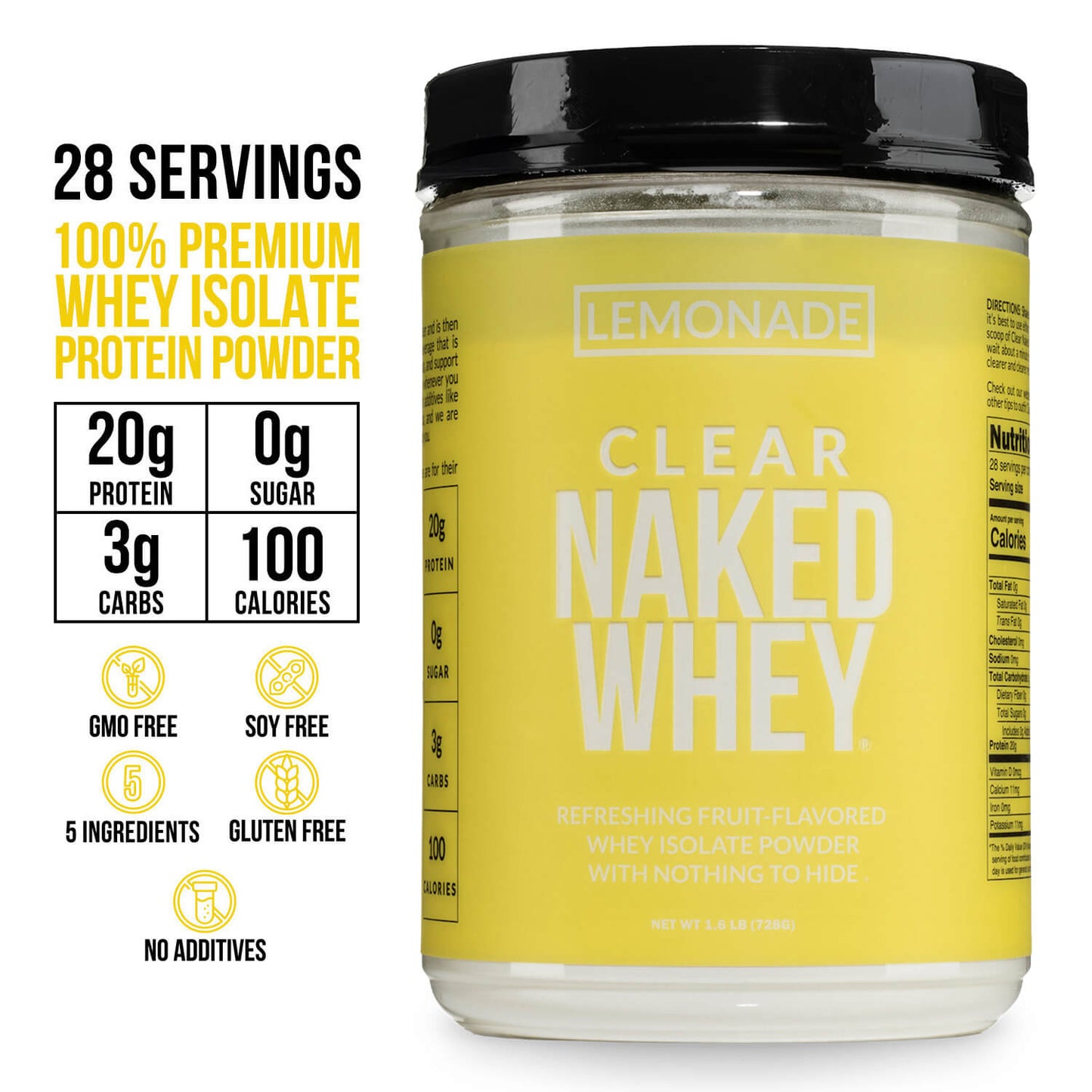Lemonade Whey Protein Isolate - Lemonade for Simple Preparation and Everyday Use