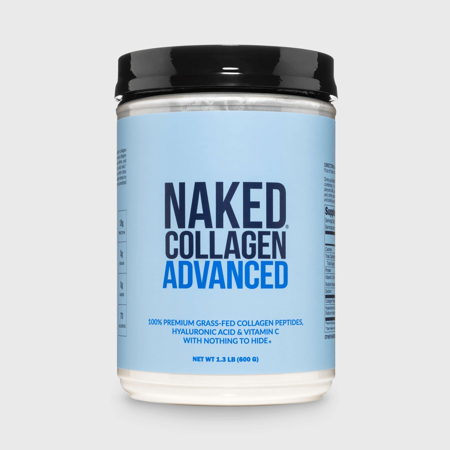Collagen Peptides with Hyaluronic Acid - Advanced Collagen Peptides Made for Simple Daily Mixing Routines