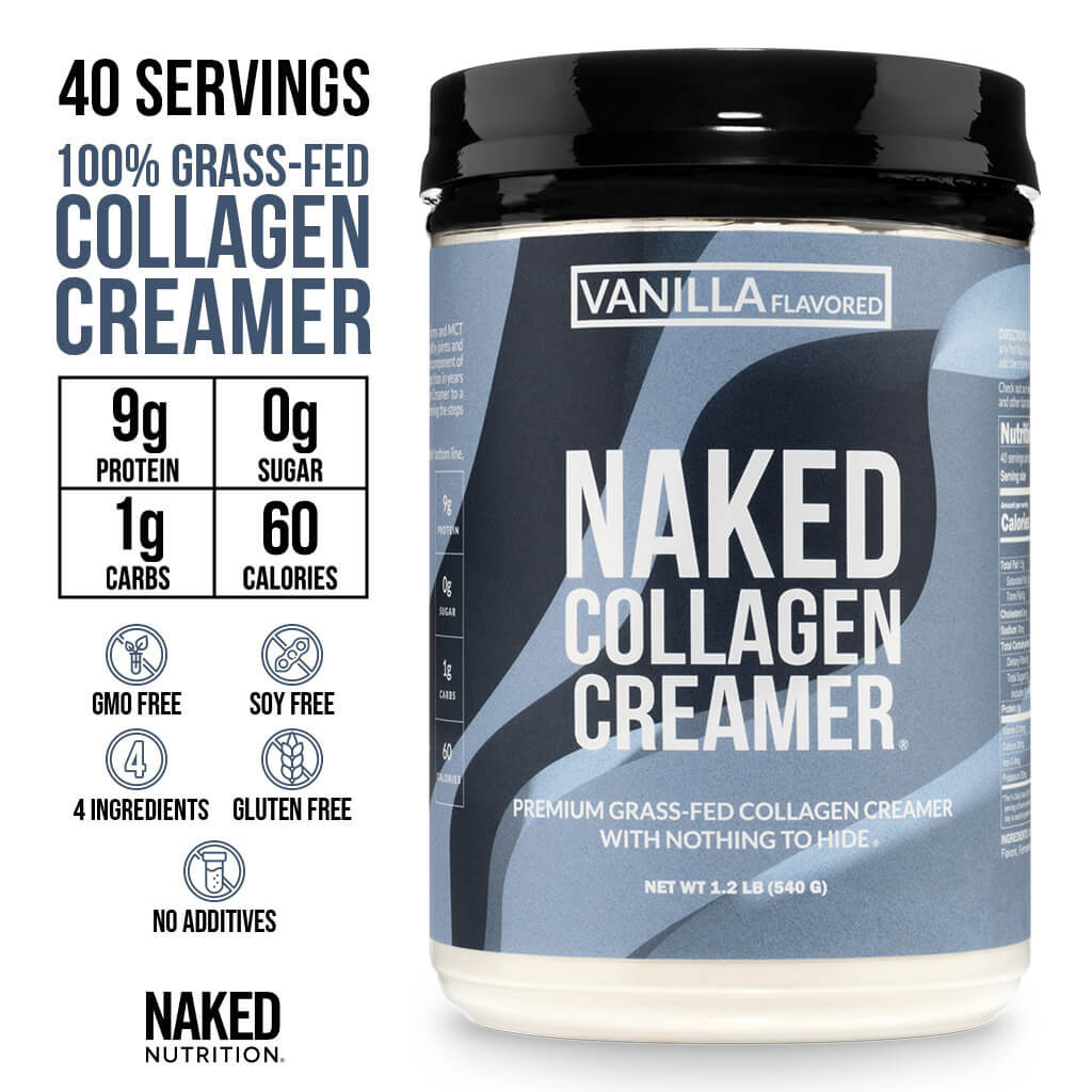 Vanilla Collagen Creamer - Vanilla Collagen Creamer Made for Refreshing Coffee Protein Drinks