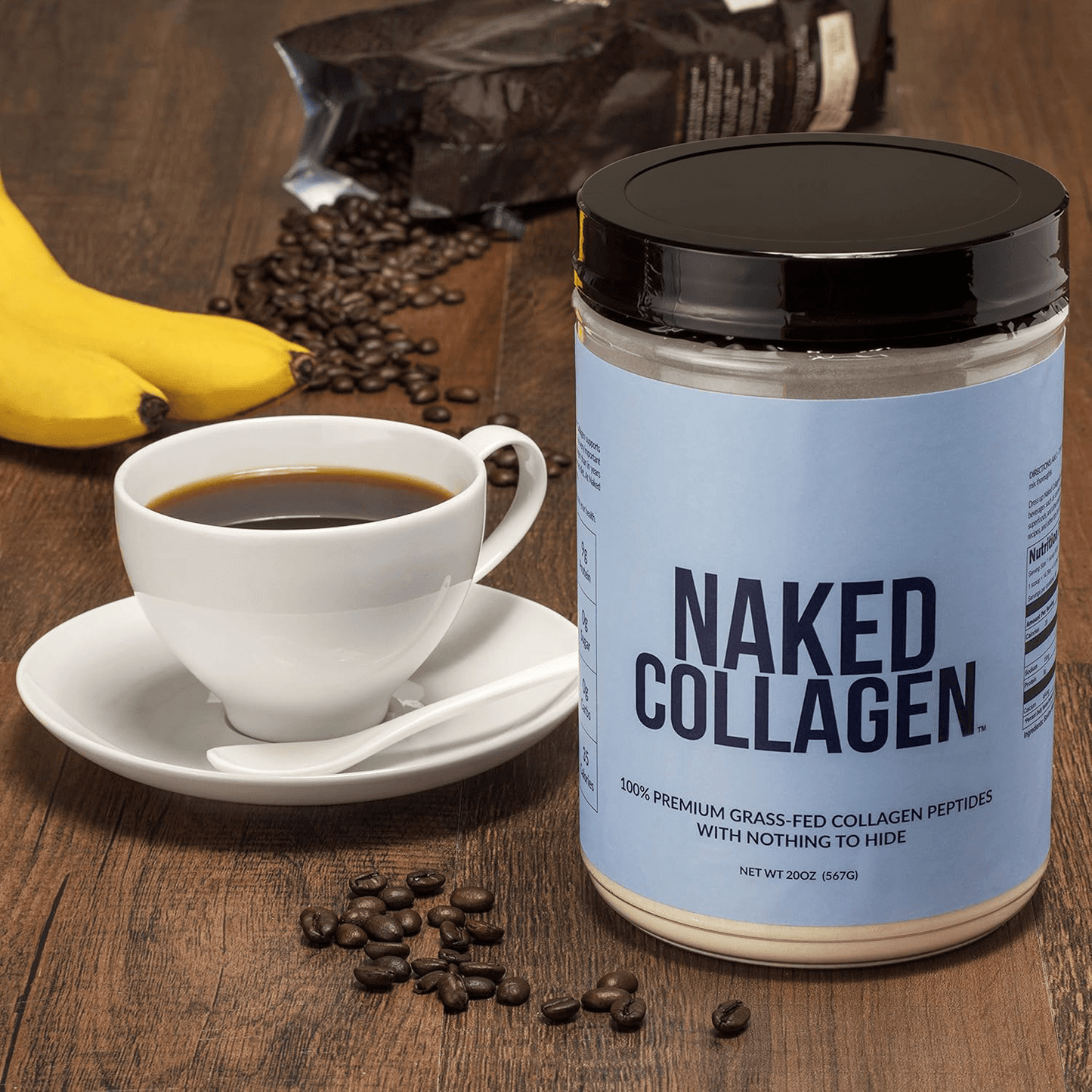 Collagen Peptides Protein Powder - Collagen Peptides Made for Simple Daily Mixing Routines