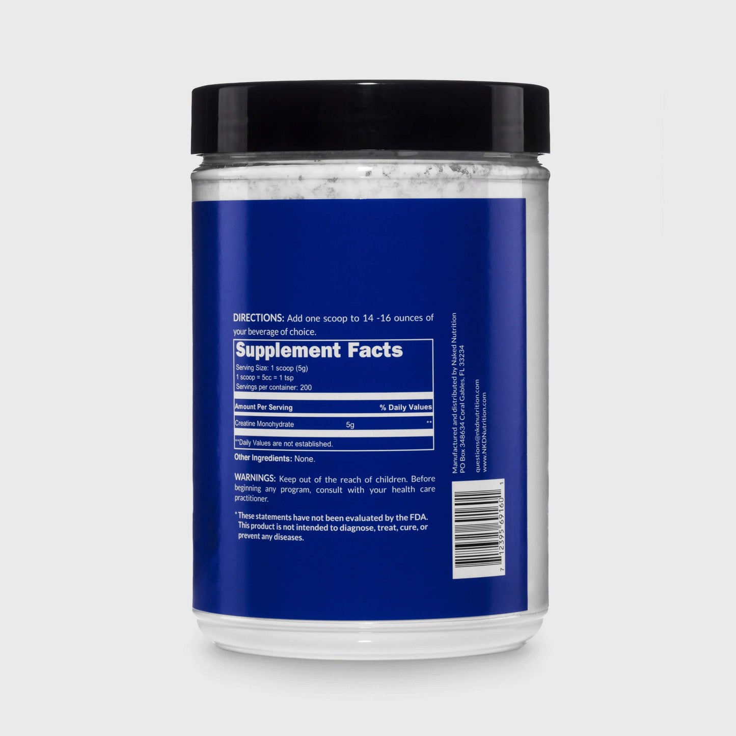 Creatine Monohydrate Powder - Unflavored - Value Size Made for Everyday Active Routines