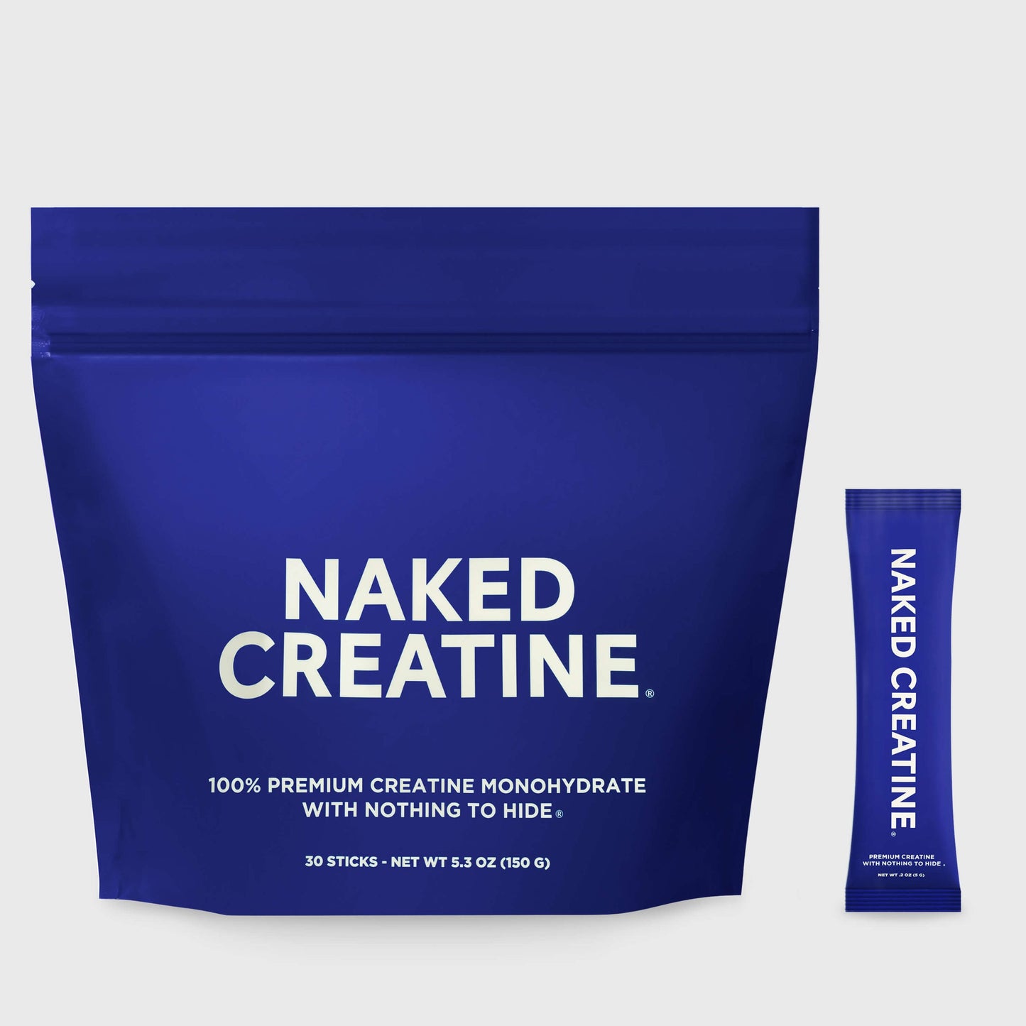 Creatine Travel Packets - Unflavored Sticks Made for Everyday Active Routines