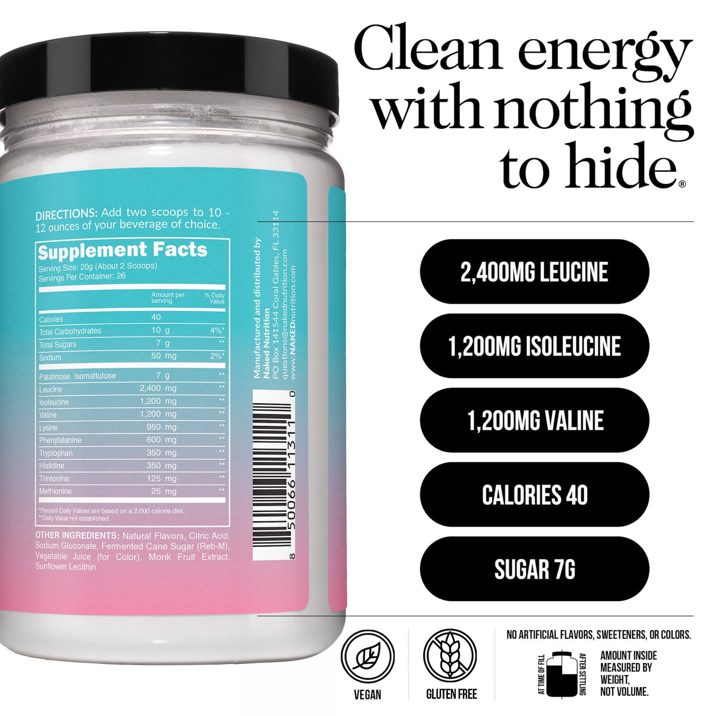 Strawberry Lemonade Essential Amino Acids Supplement - Strawberry EAA Made for Everyday Active Routines