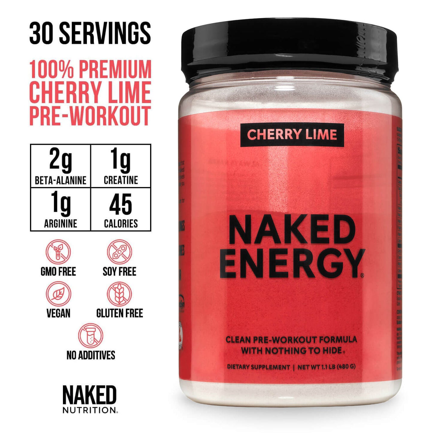 Cherry Lime Pre Workout Supplement - Cherry Lime Made for Everyday Active Routines