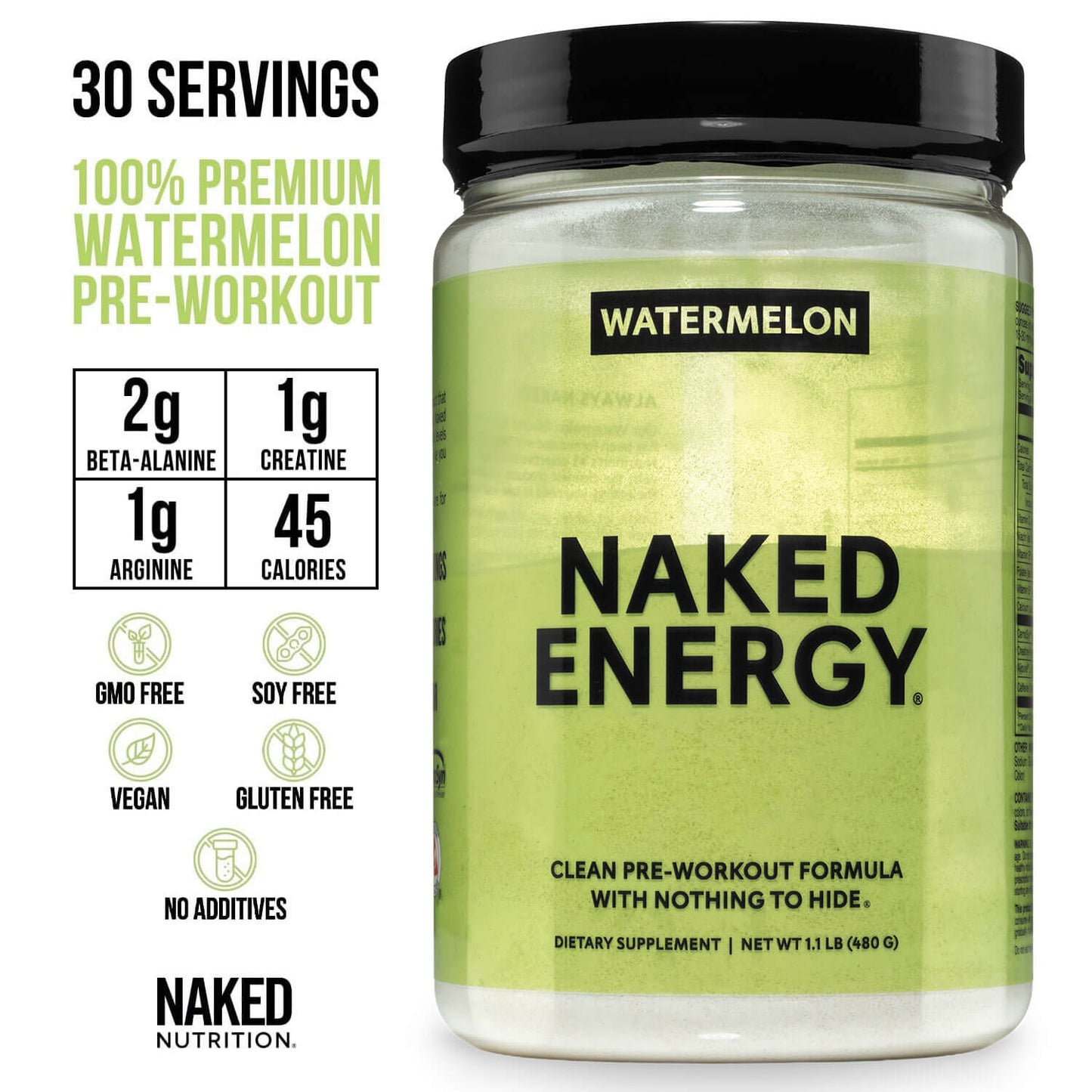 Watermelon Pre Workout Supplement - Watermelon Made for Everyday Active Routines