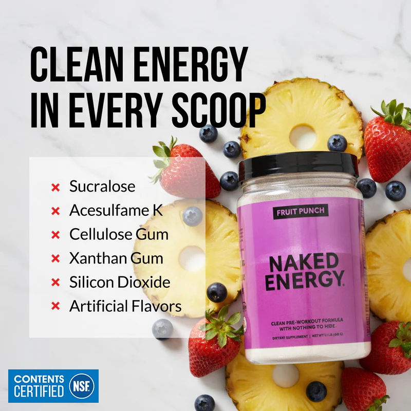 Fruit Punch Pre Workout Supplement - Fruit Punch Made for Everyday Active Routines