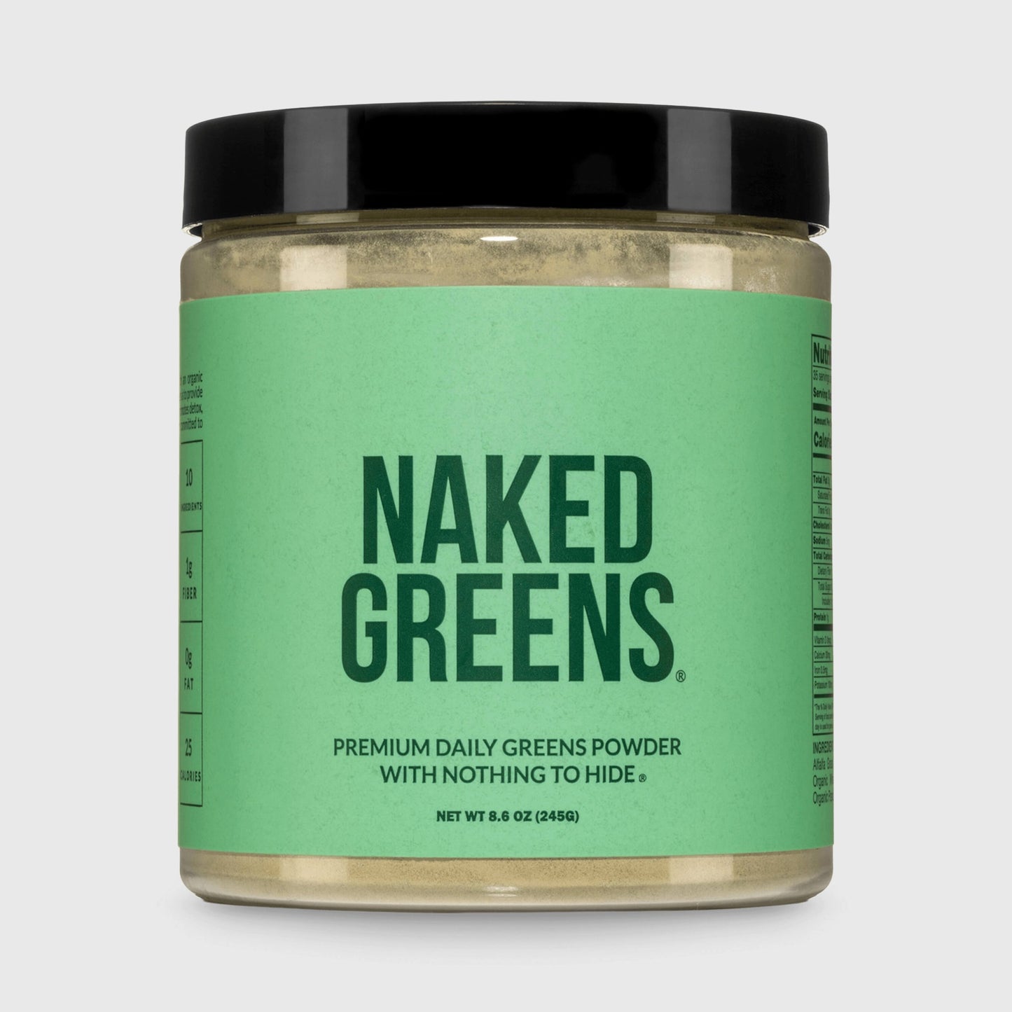Organic Greens, Prebiotic & Probiotic Powder for Simple Preparation and Everyday Use
