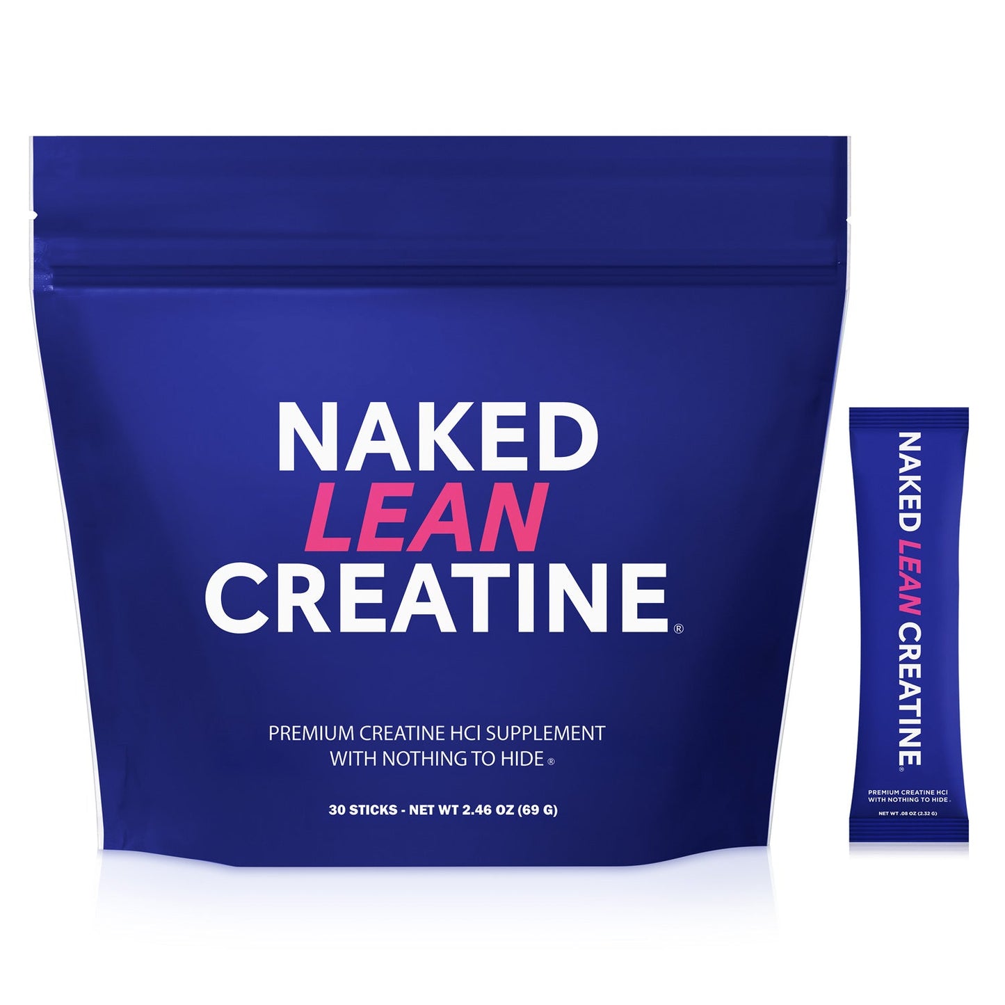 Creatine HCl Travel Packets - Stick Packs Made for Everyday Active Routines