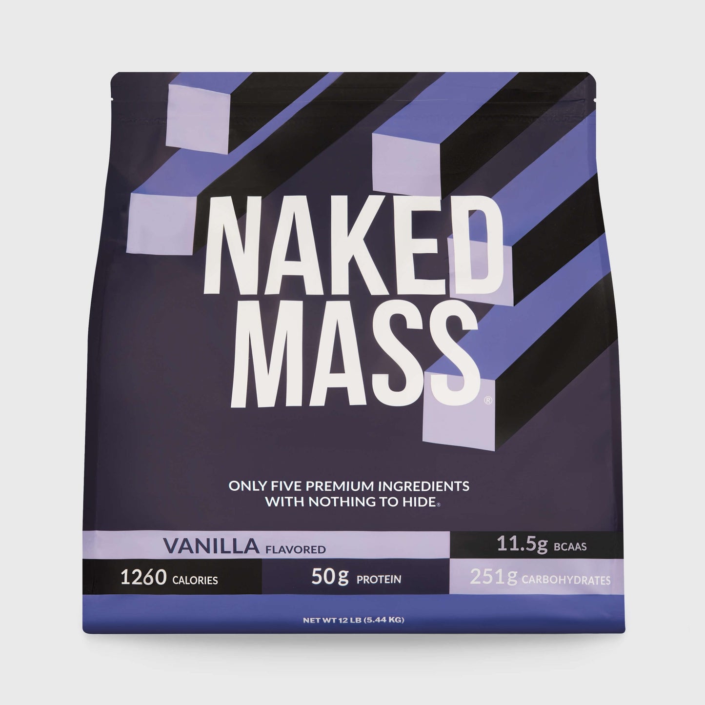 Vanilla Mass Gainer Protein Supplement - Vanilla 12LB for Smooth Shakes and Everyday Nutrition