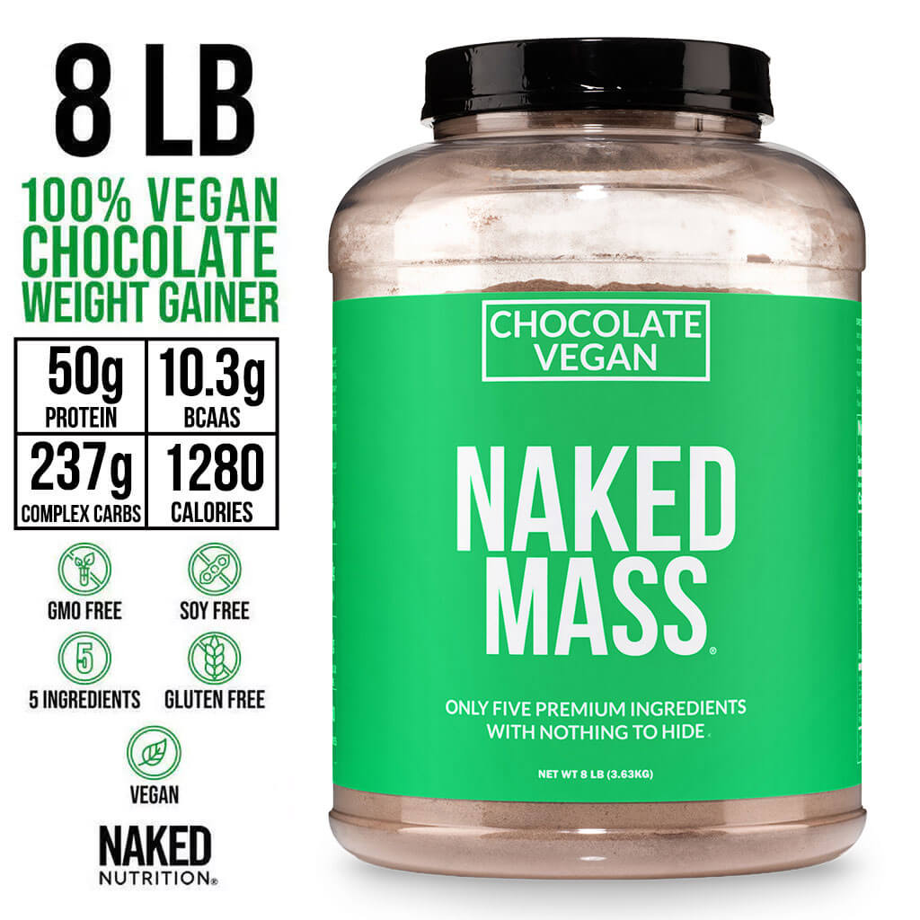 Chocolate Vegan Mass Gainer Supplement - Chocolate (Vegan) for Smooth Shakes and Everyday Nutrition