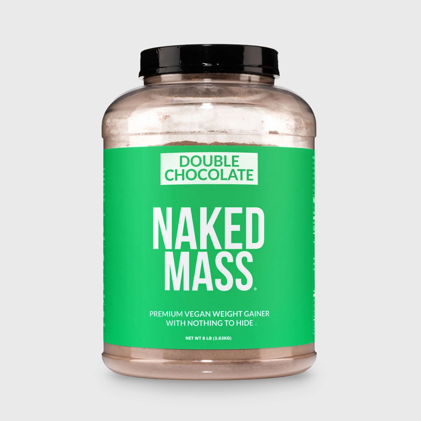 Double Chocolate Vegan Mass Gainer Supplement - Double Chocolate (Vegan) for Smooth Shakes and Everyday Nutrition