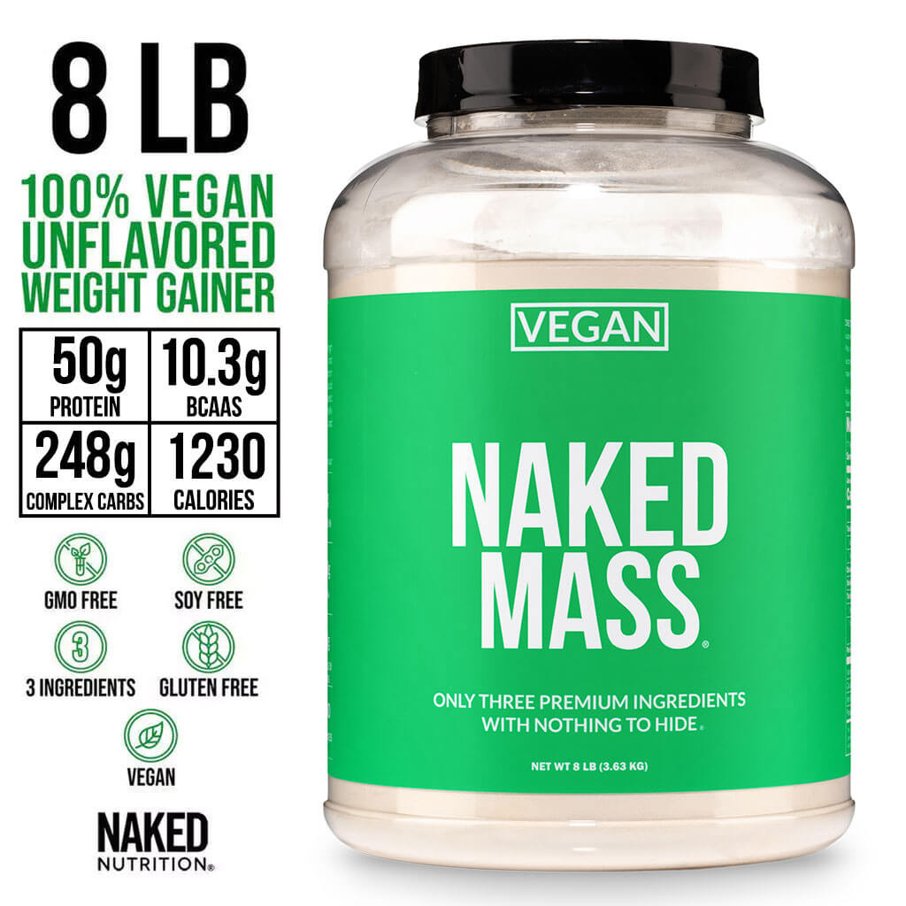 Vegan Mass Gainer Supplement - Unflavored (Vegan) for Smooth Shakes and Everyday Nutrition