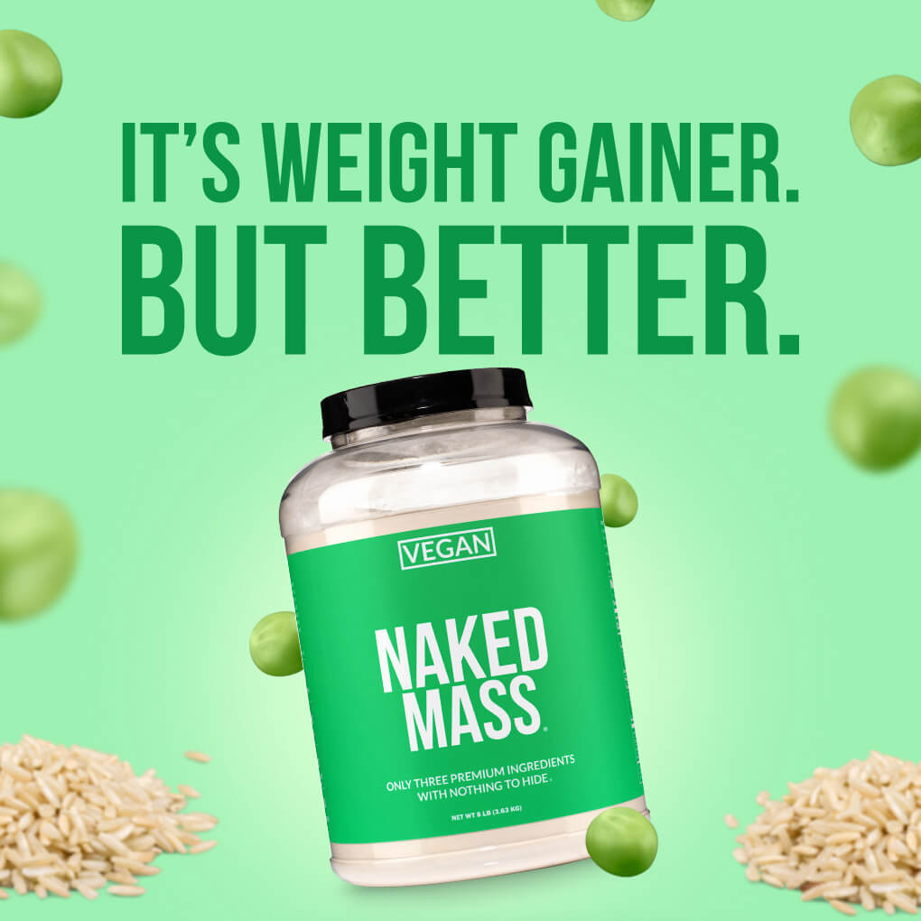 Vegan Mass Gainer Supplement - Unflavored (Vegan) for Smooth Shakes and Everyday Nutrition