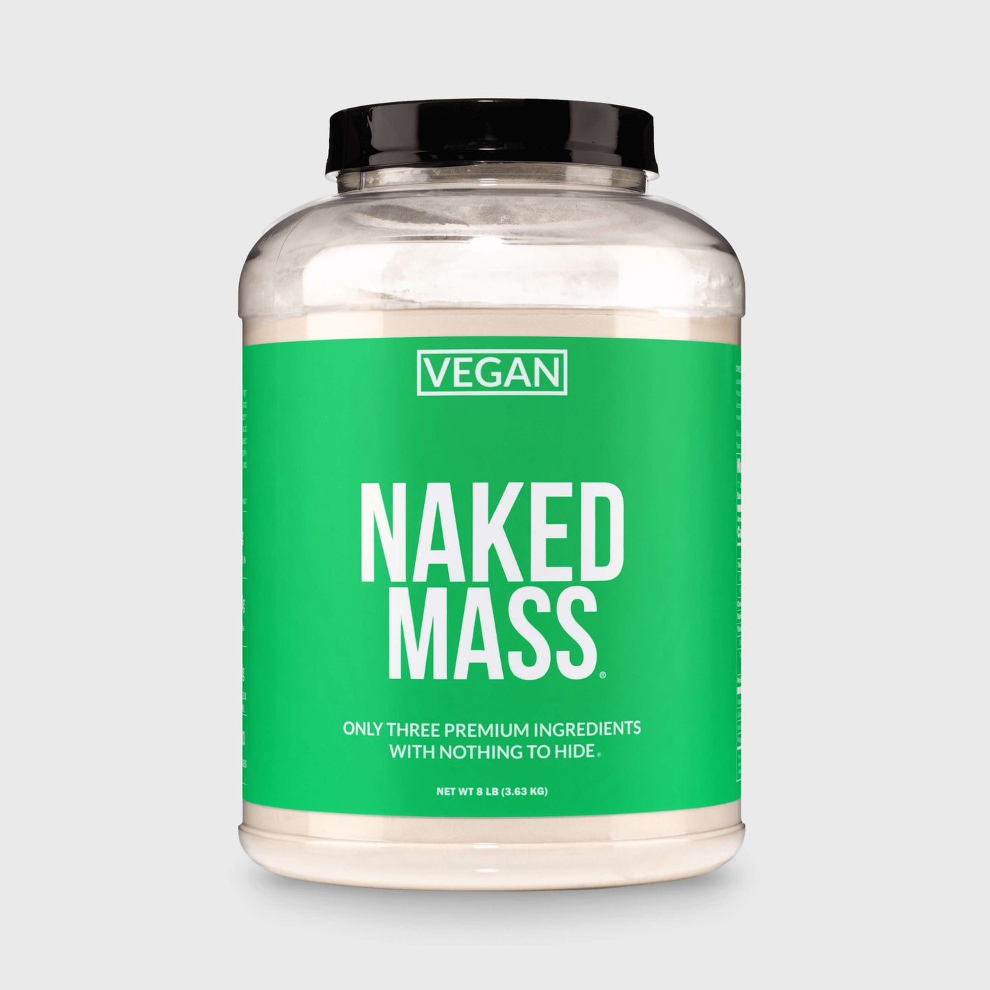 Vegan Mass Gainer Supplement - Unflavored (Vegan) for Smooth Shakes and Everyday Nutrition