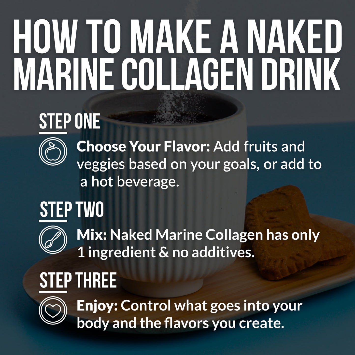 Marine Collagen Peptides Protein Powder - Marine Collagen Made for Simple Daily Mixing Routines