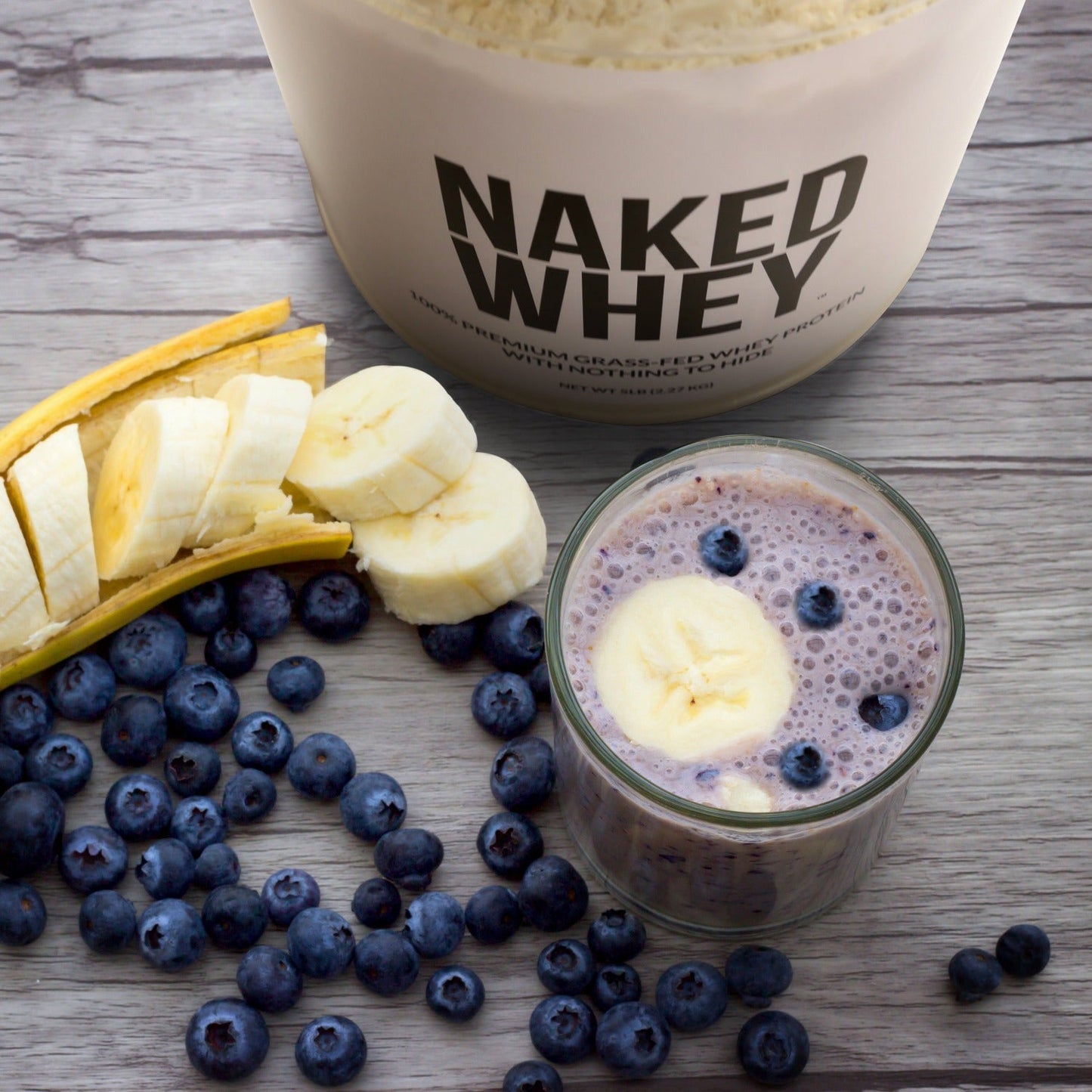 Grass Fed Whey Protein Powder - Unflavored - Compact Size with a Smooth, Versatile Powder Format