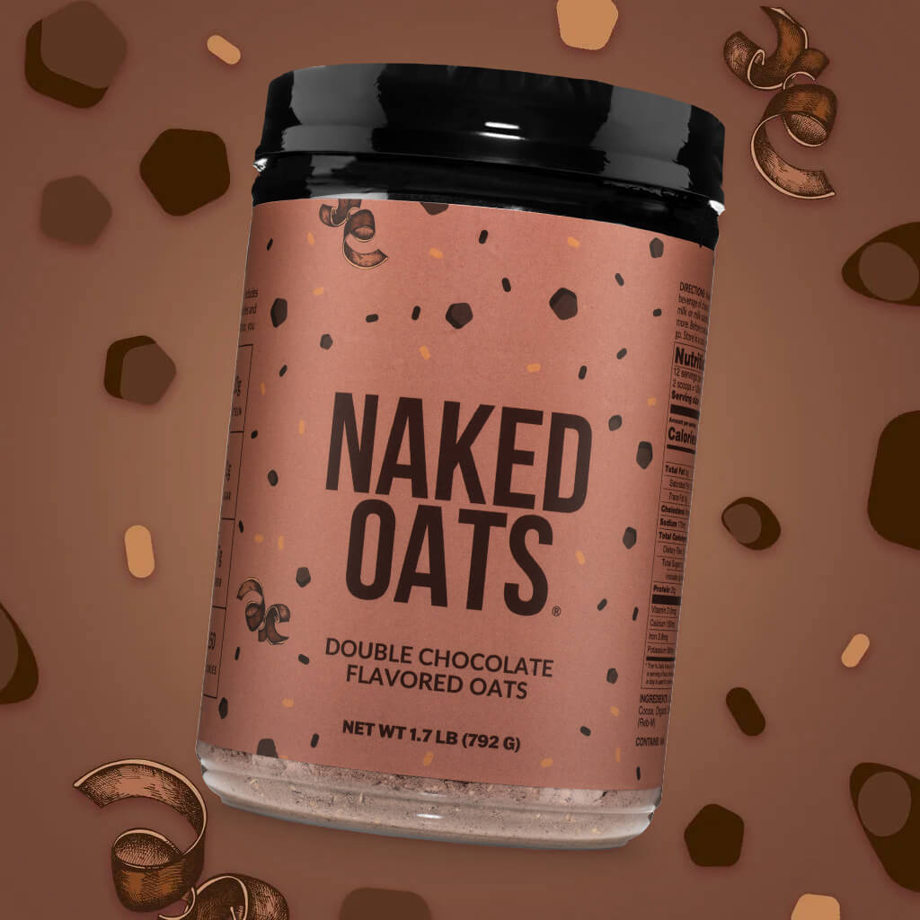 Double Chocolate Protein Oats - Double Chocolate for Quick Oats at Home or On the Go
