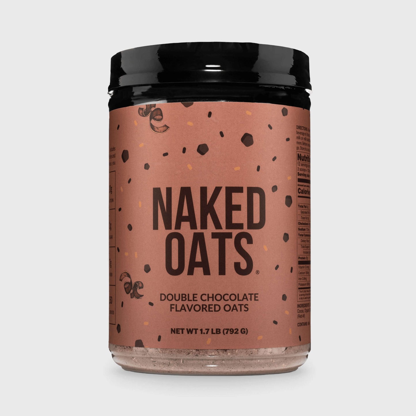 Double Chocolate Protein Oats - Double Chocolate for Quick Oats at Home or On the Go