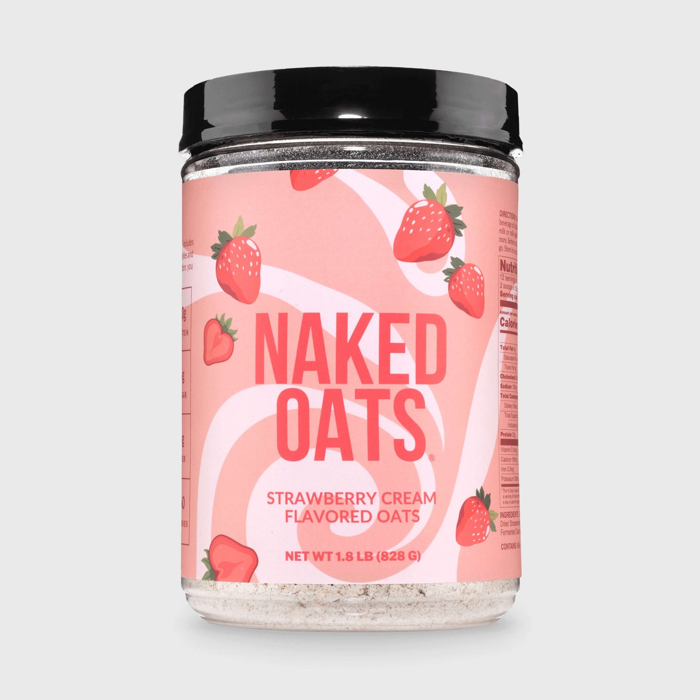 Strawberry Cream Protein Oats - Strawberry Cream for Quick Oats at Home or On the Go
