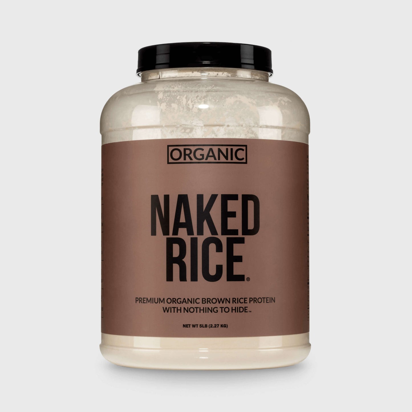 Organic Brown Rice Protein Powder - 5LB Unflavored with a Smooth, Versatile Powder Format