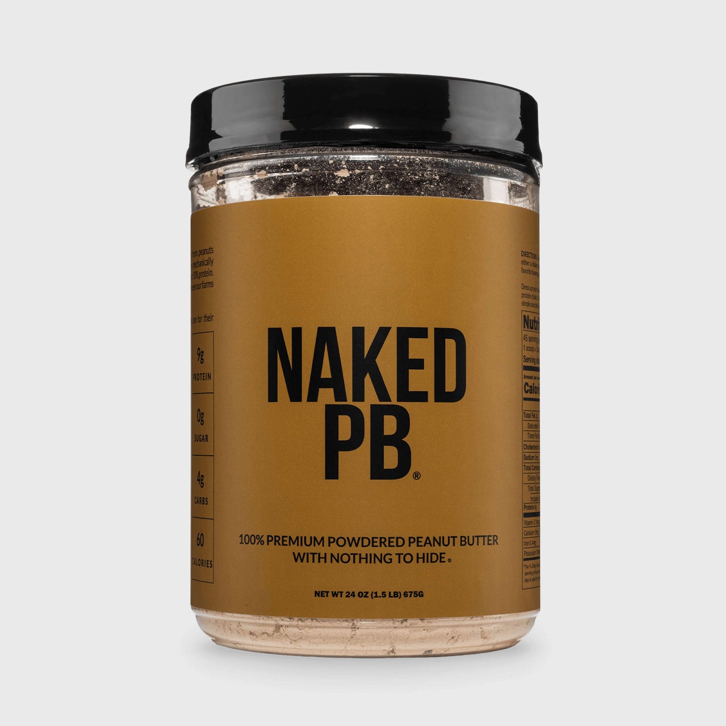 Powdered Peanut Butter - PB - 1.5 LB with a Smooth, Versatile Powder Format