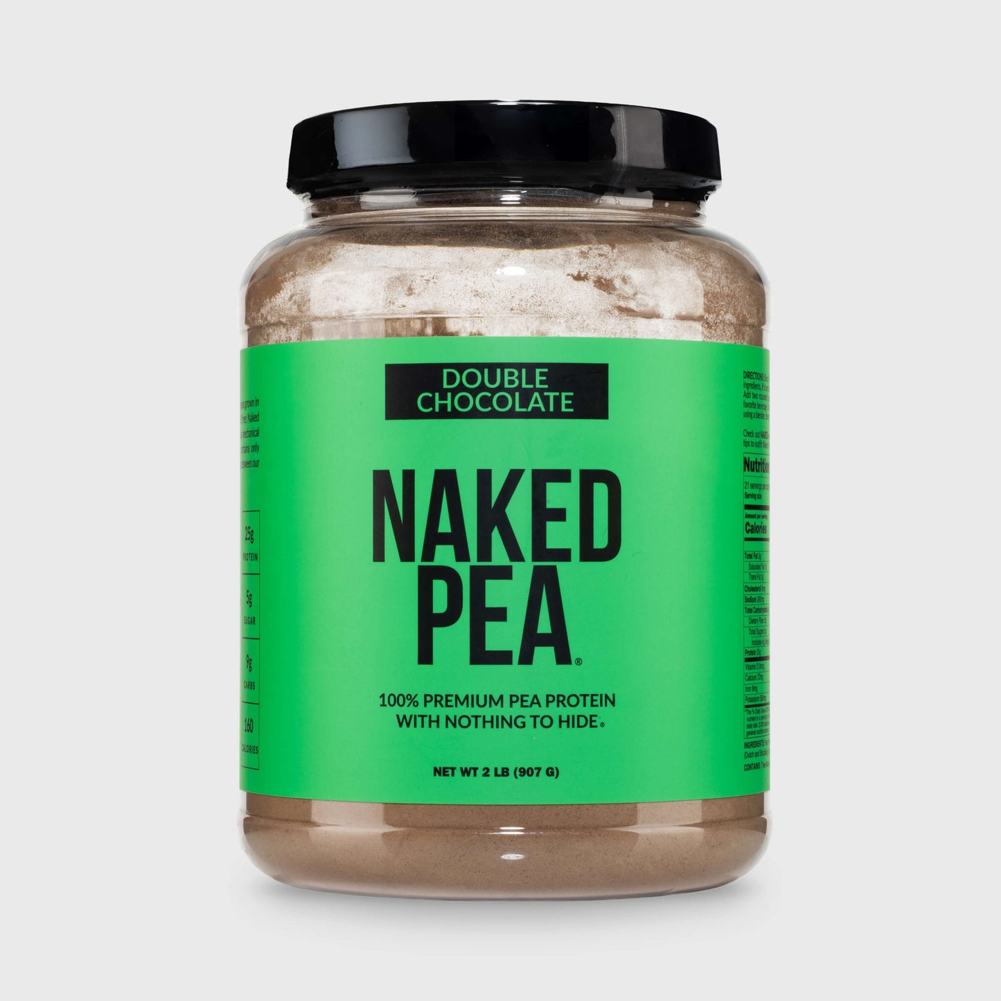 Double Chocolate Pea Protein Powder - Double Chocolate with a Smooth, Versatile Powder Format