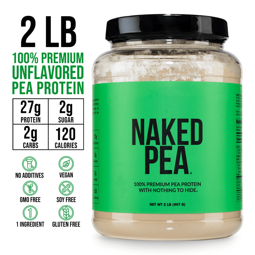 Pea Protein Powder - Unflavored - Standard Size with a Smooth, Versatile Powder Format