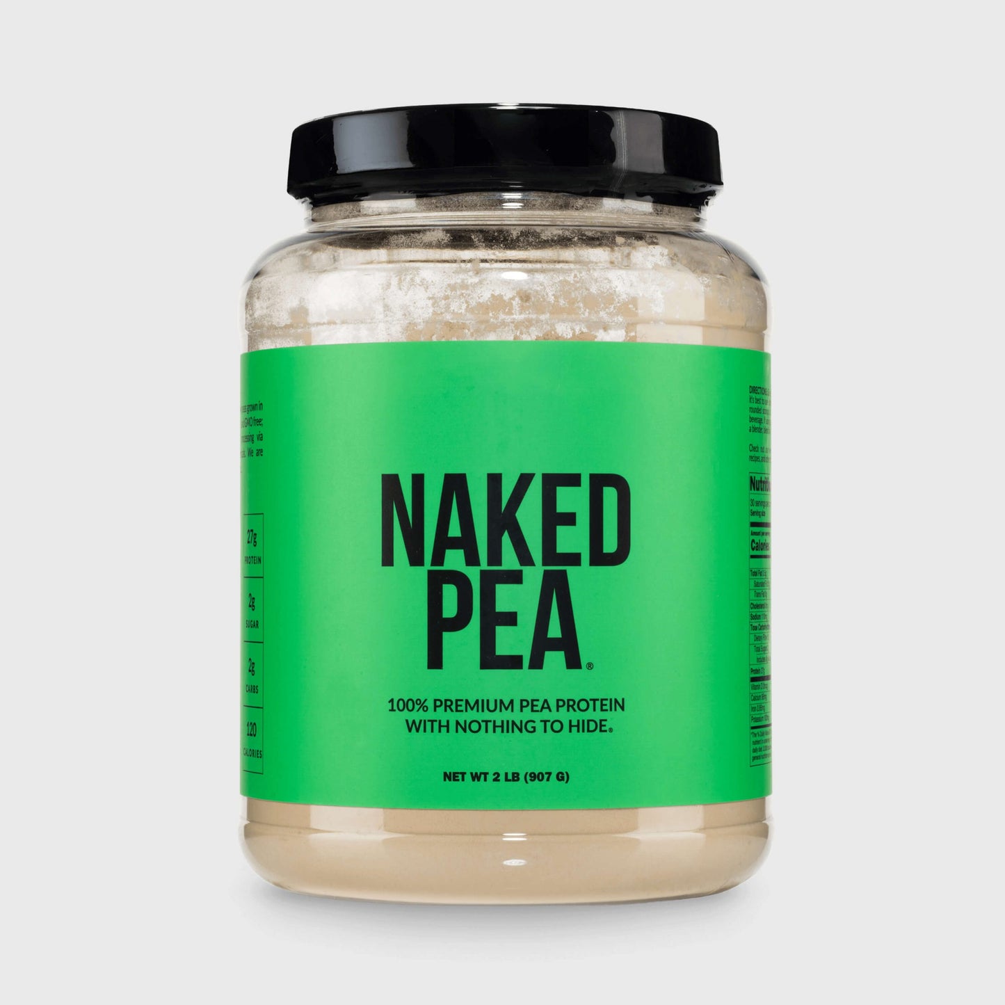 Pea Protein Powder - Unflavored - Standard Size with a Smooth, Versatile Powder Format