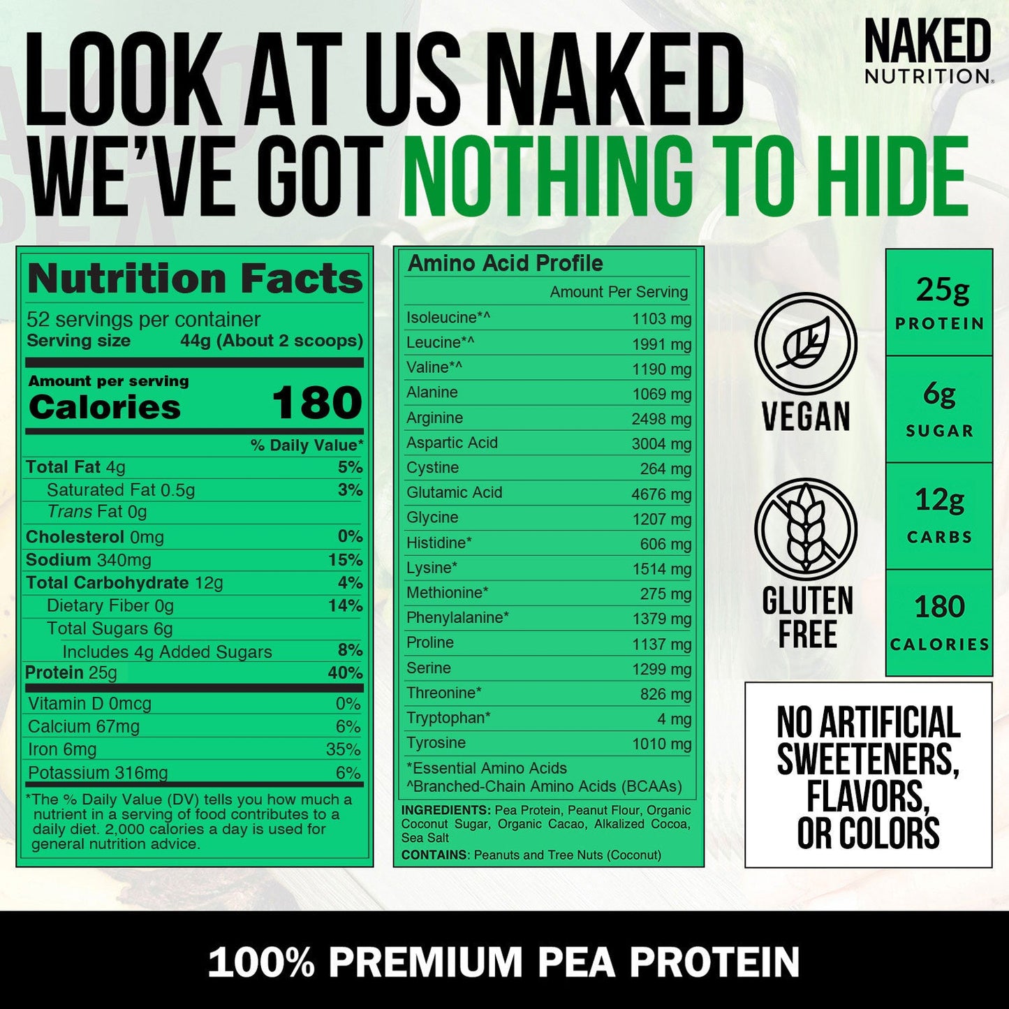 Chocolate Peanut Butter Pea Protein Powder - Chocolate PB - Chocolate Formula with a Smooth, Versatile Powder Format
