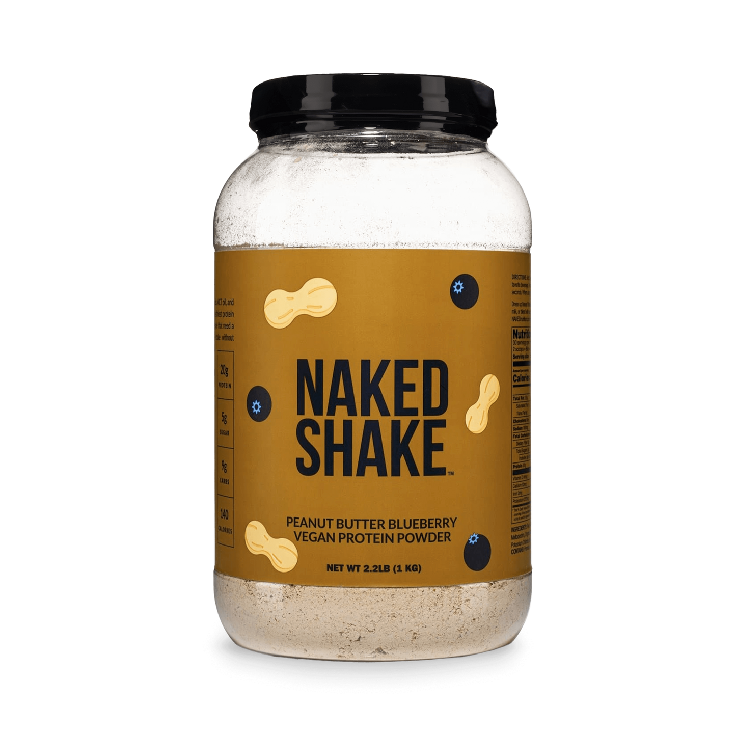 PB Blueberry Vegan Protein - PB Blueberry for Simple Preparation and Everyday Use
