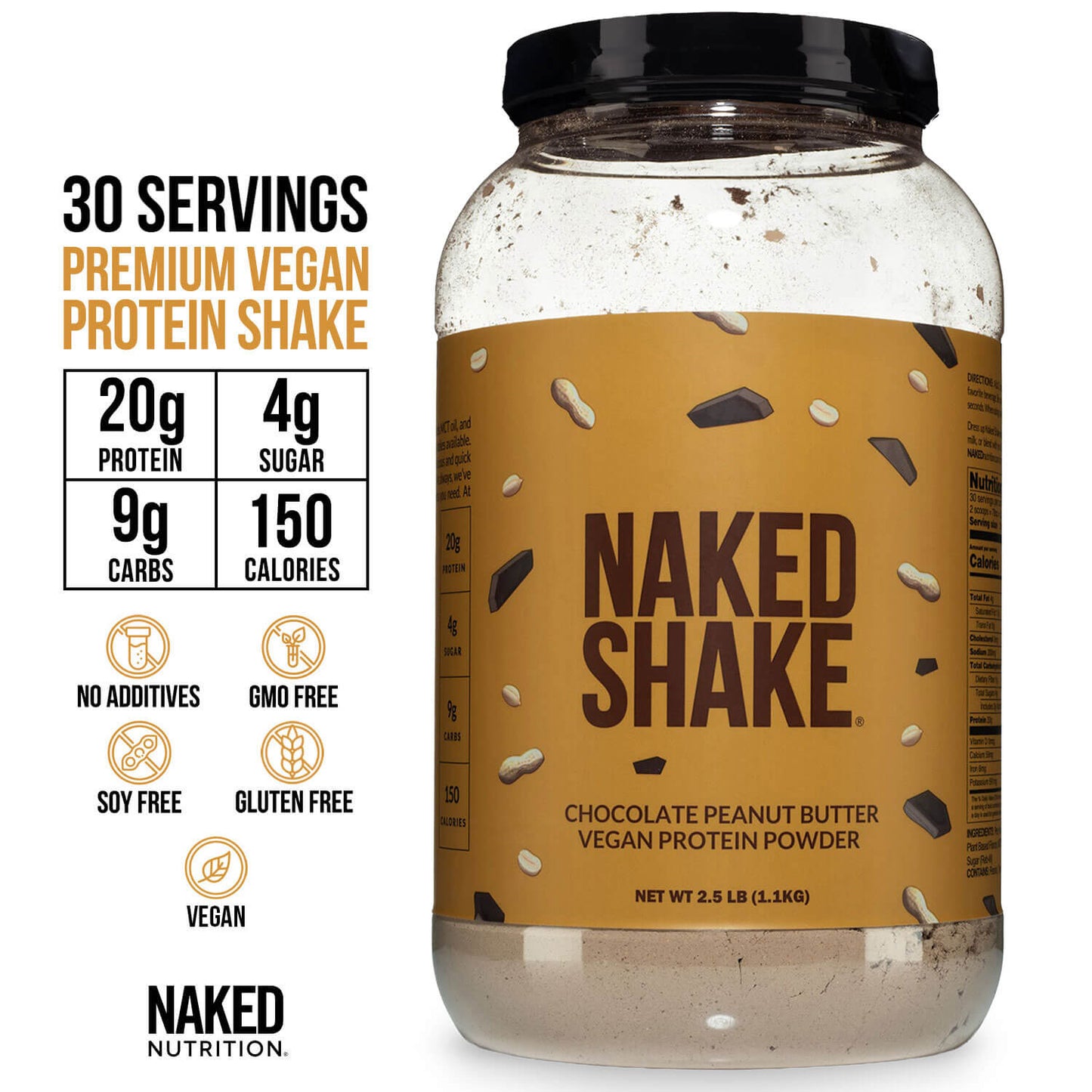 Chocolate PB Protein Shake - Chocolate Peanut Butter Made for Flexible Nutrition Routines