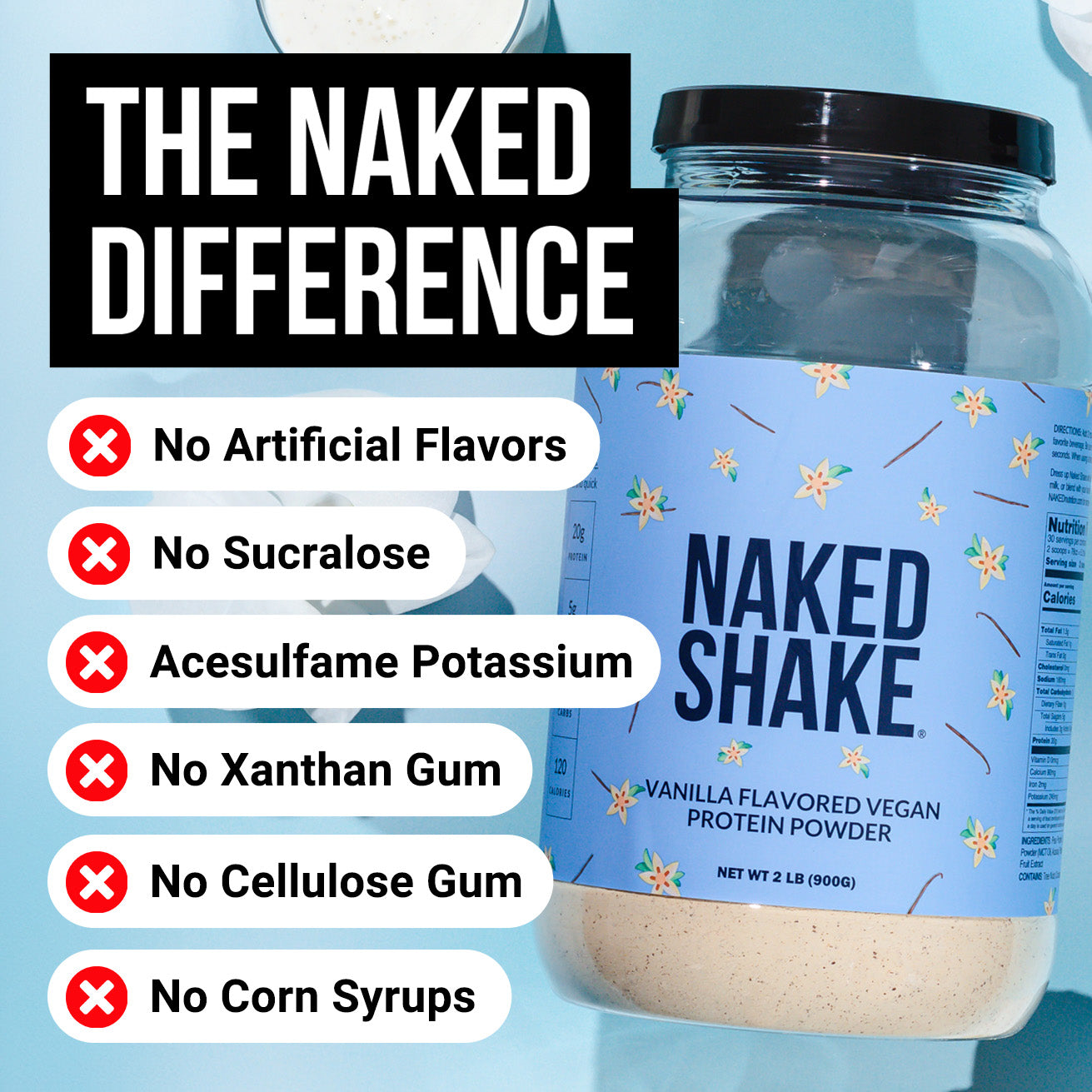 Vanilla Protein Shake - Vanilla Made for Flexible Nutrition Routines