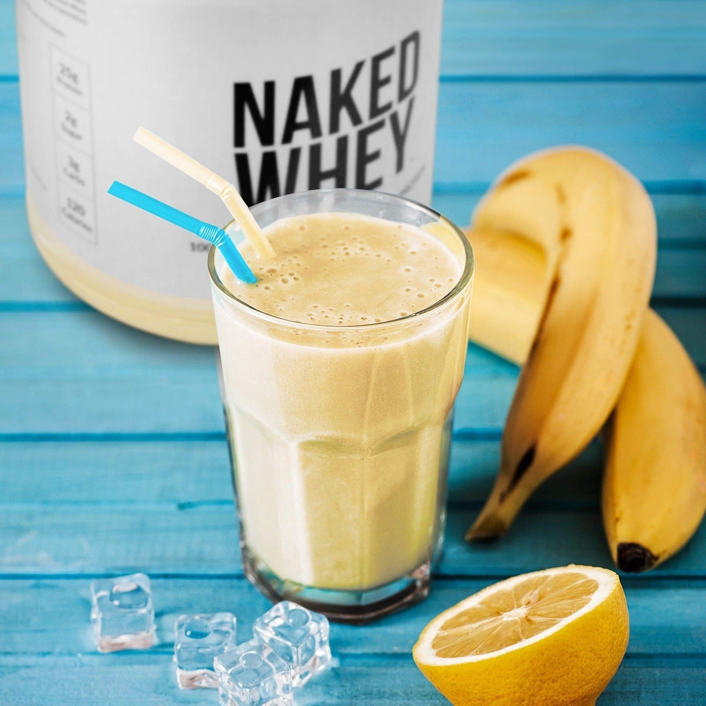 Vanilla Whey Protein Powder - Vanilla - Standard Size with a Smooth, Versatile Powder Format